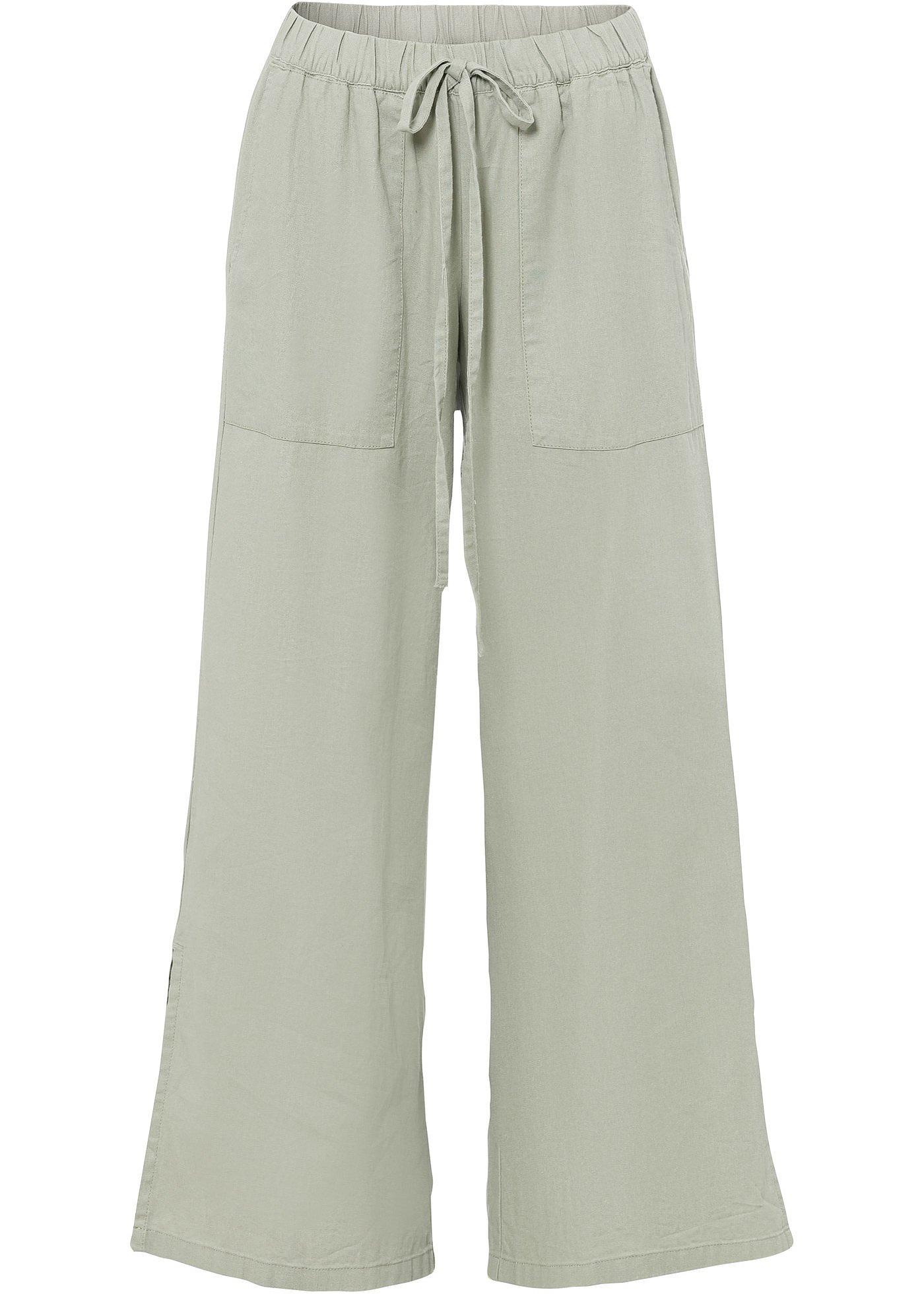 Marlenehose aus Leinen