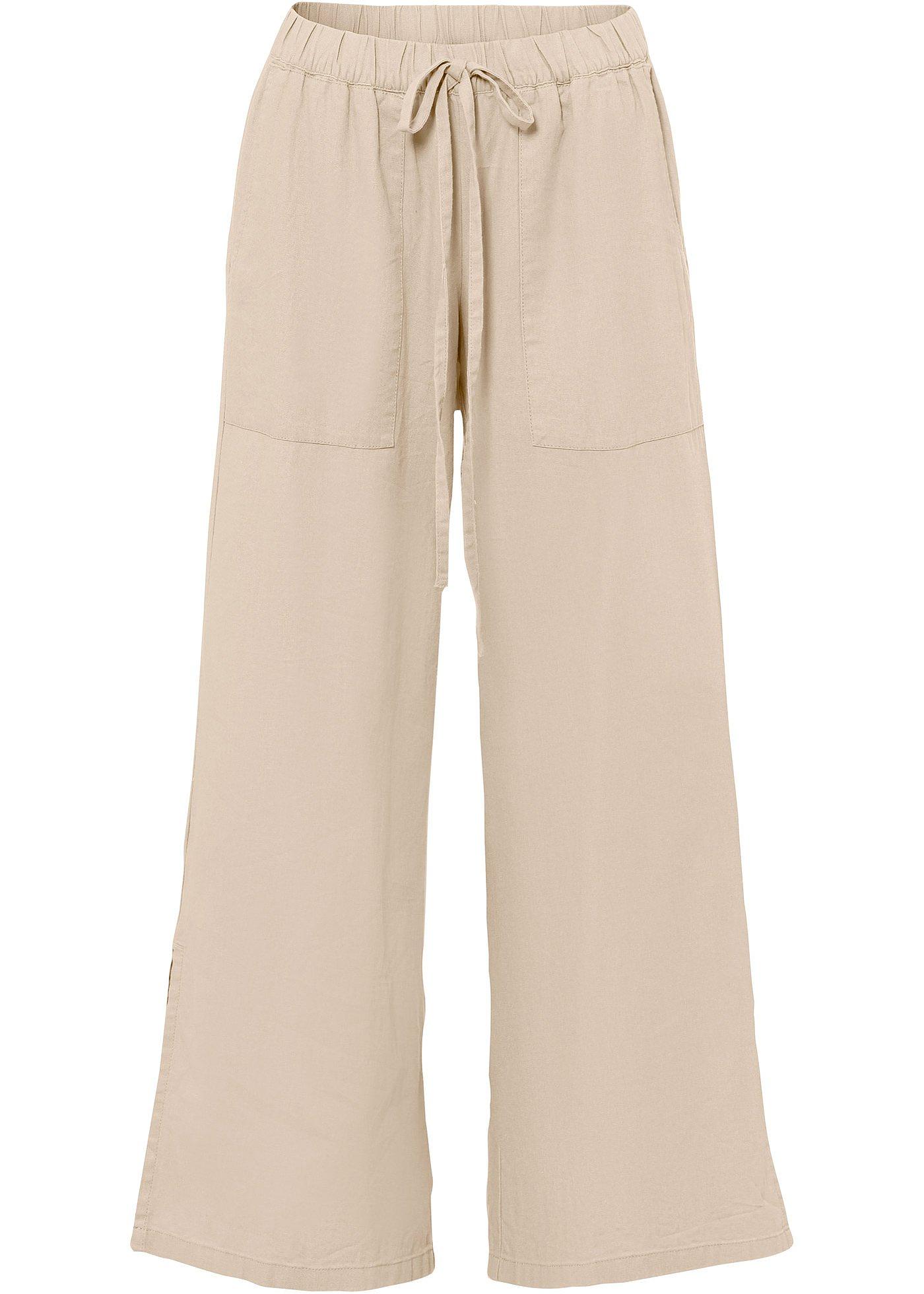 Marlenehose aus Leinen