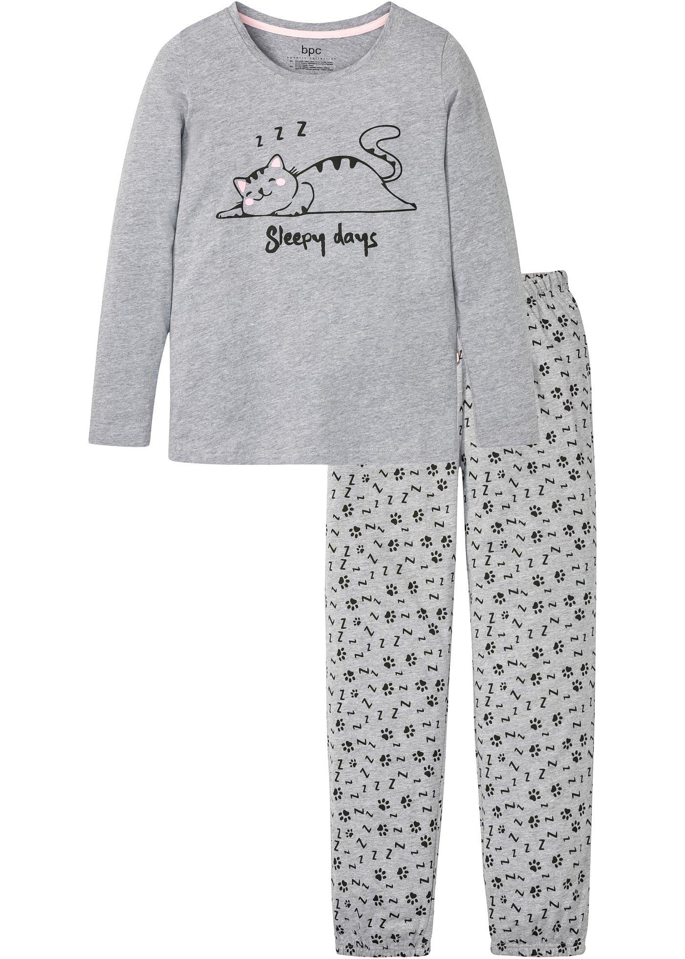Pyjama mit Schlafmaske mit Bio-Baumwolle