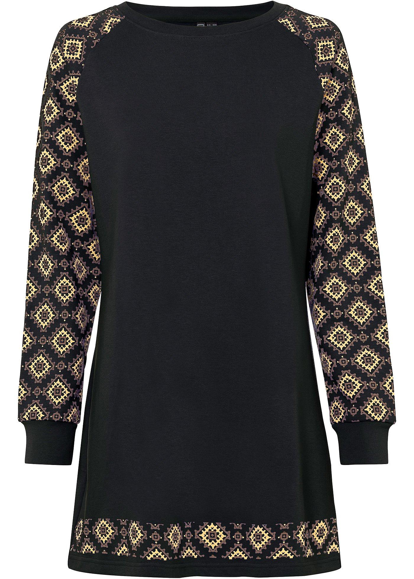 Sweatkleid mit Druck