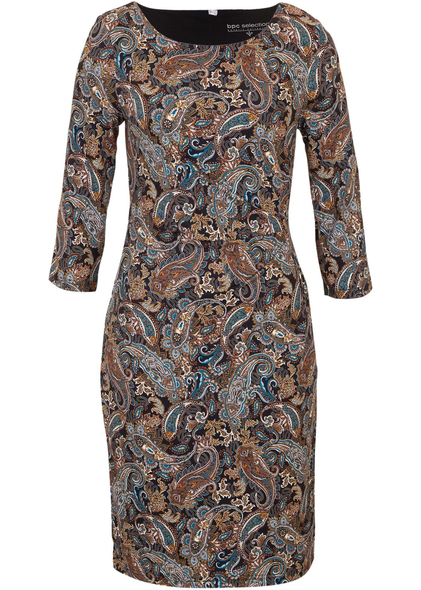 Shirtkleid mit Paisley Druck