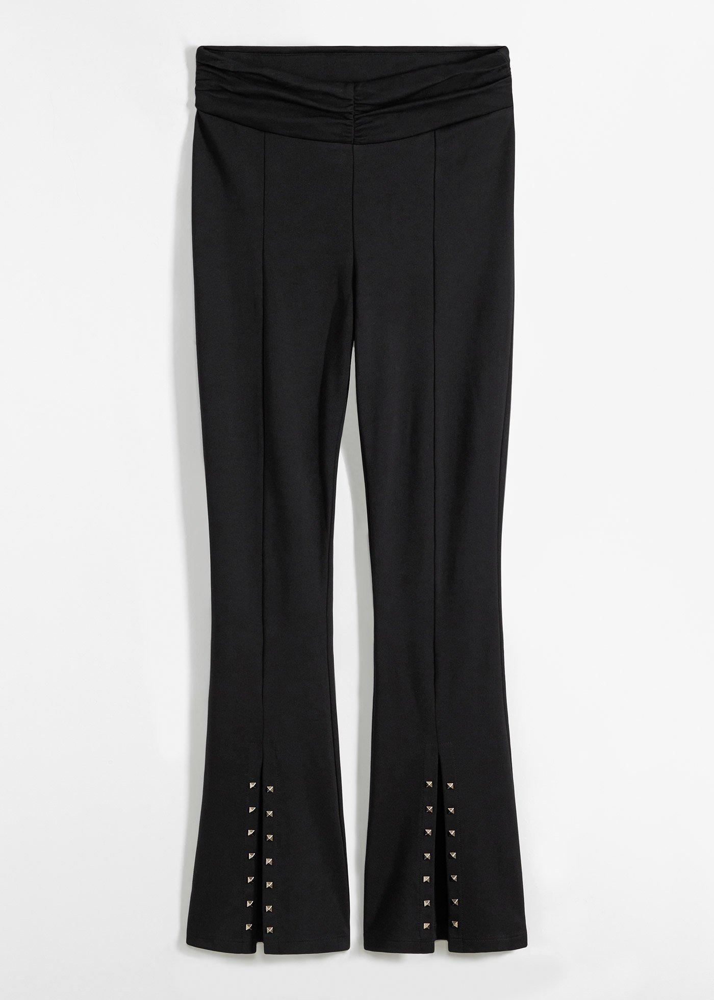 Ausgestellte Leggings Damen - Hohe Taille Mit Bauchkontroll-Effekt Für Yoga & Freizeit