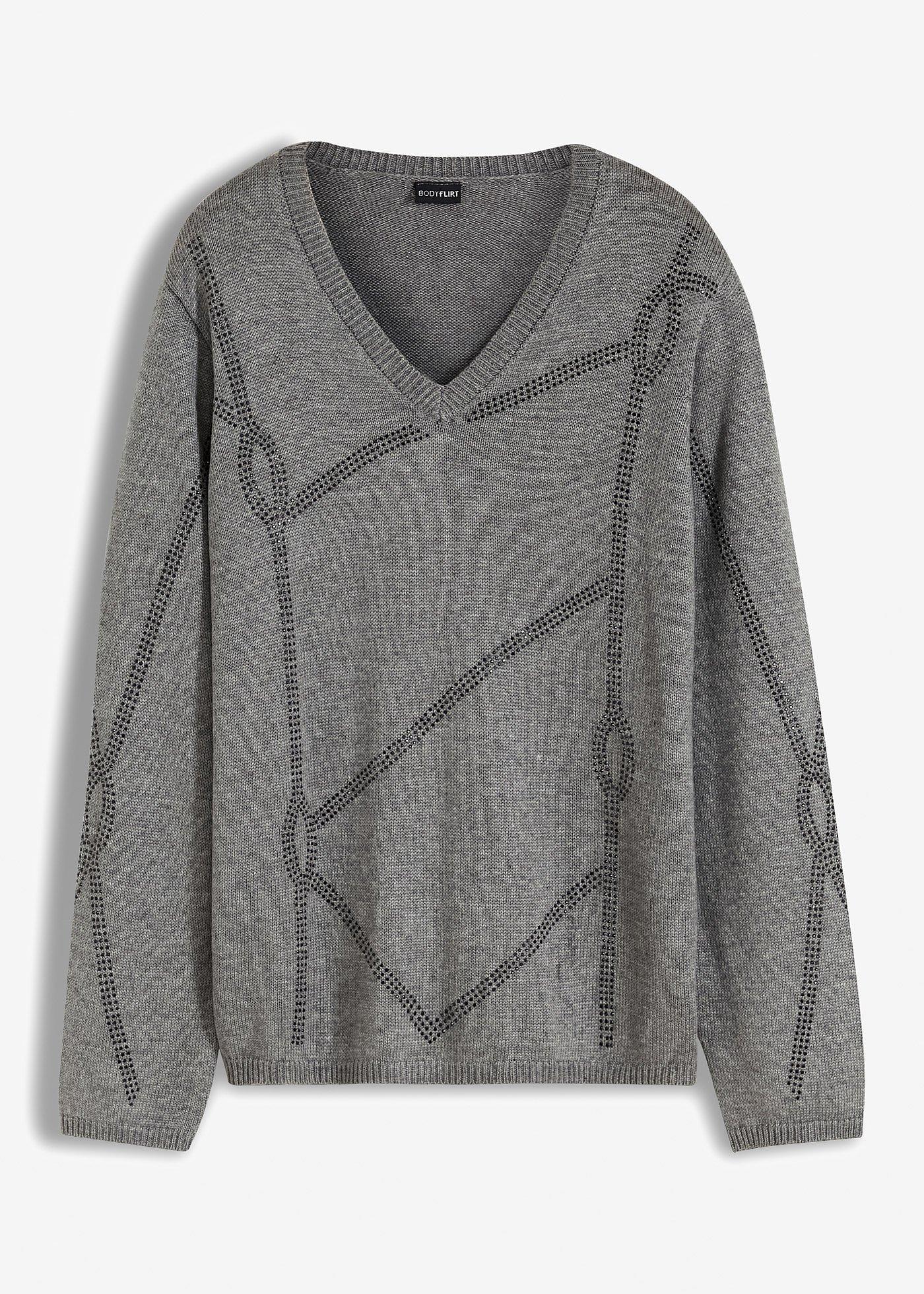 Pullover mit Strass-Applikation