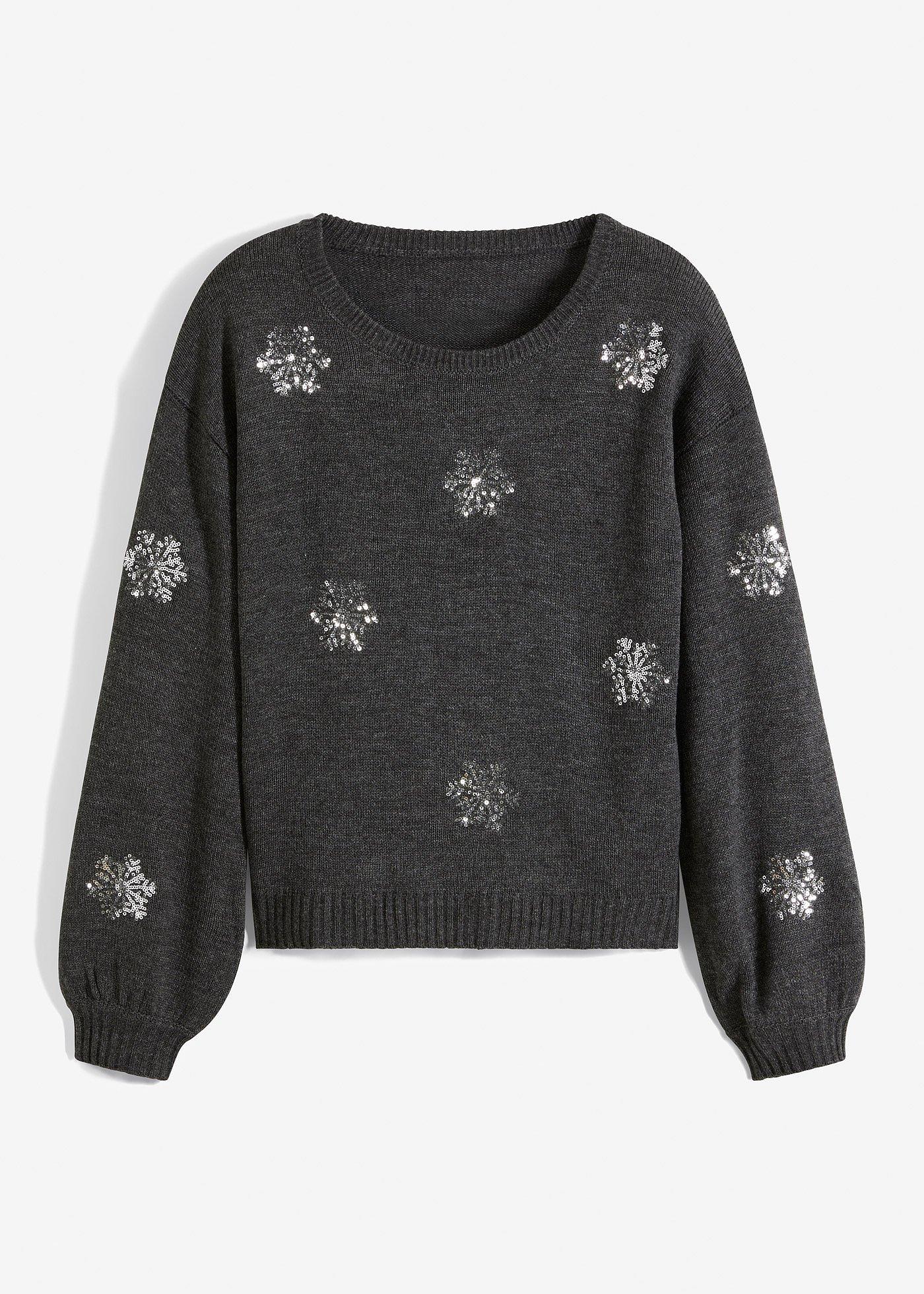 Pullover mit Pailletten