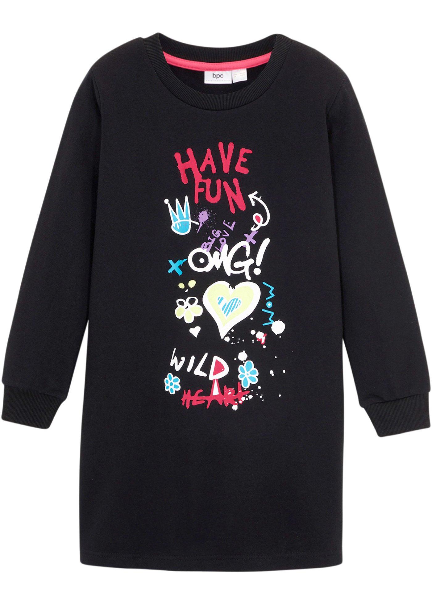 Sweatkleid aus reiner Bio-Baumwolle