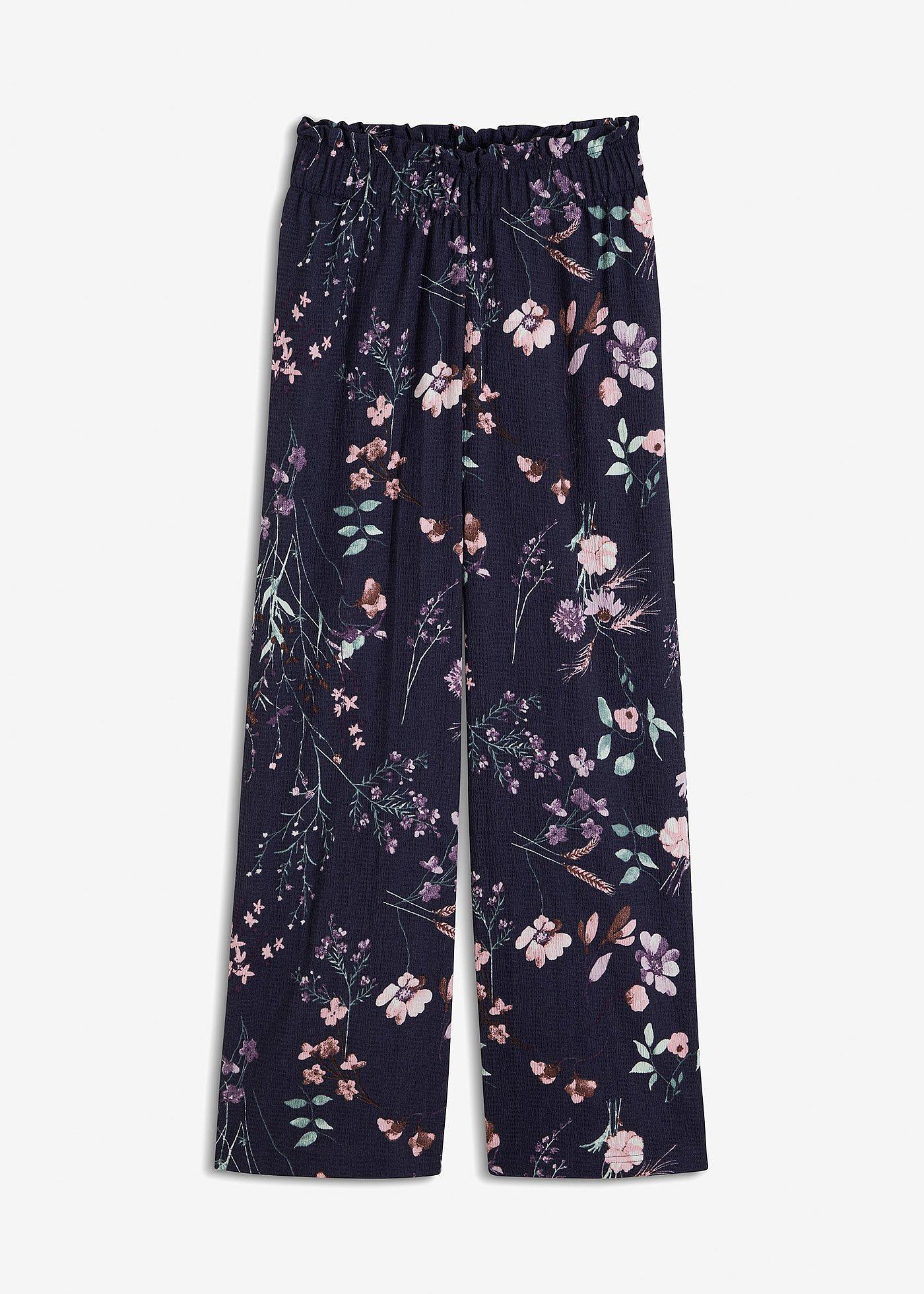 Jersey-Hose aus luftigem Crêpe