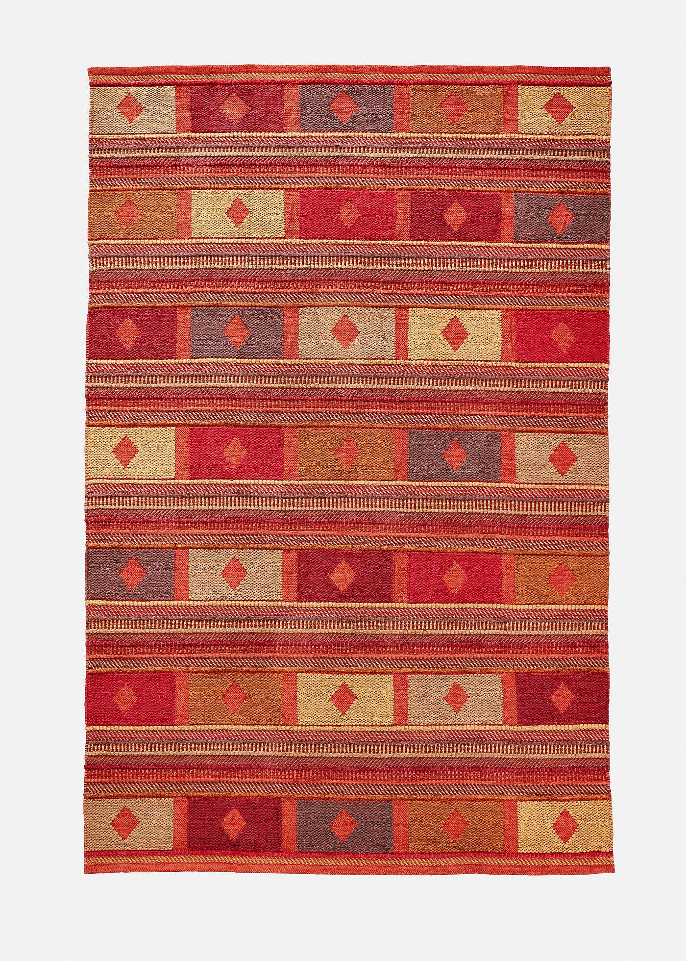 Kelim-Teppich in warmen Farben