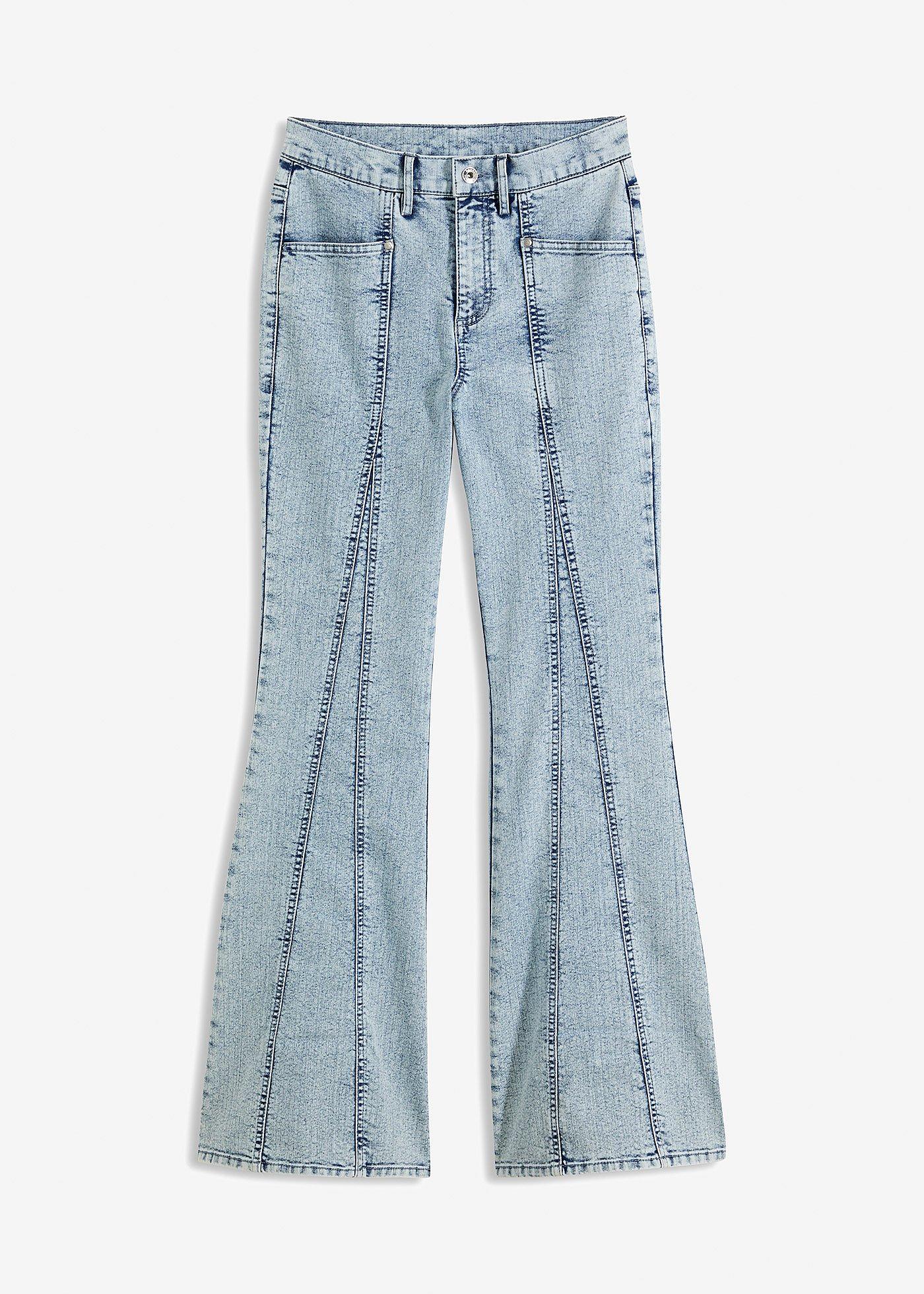 Schlagjeans High Waist