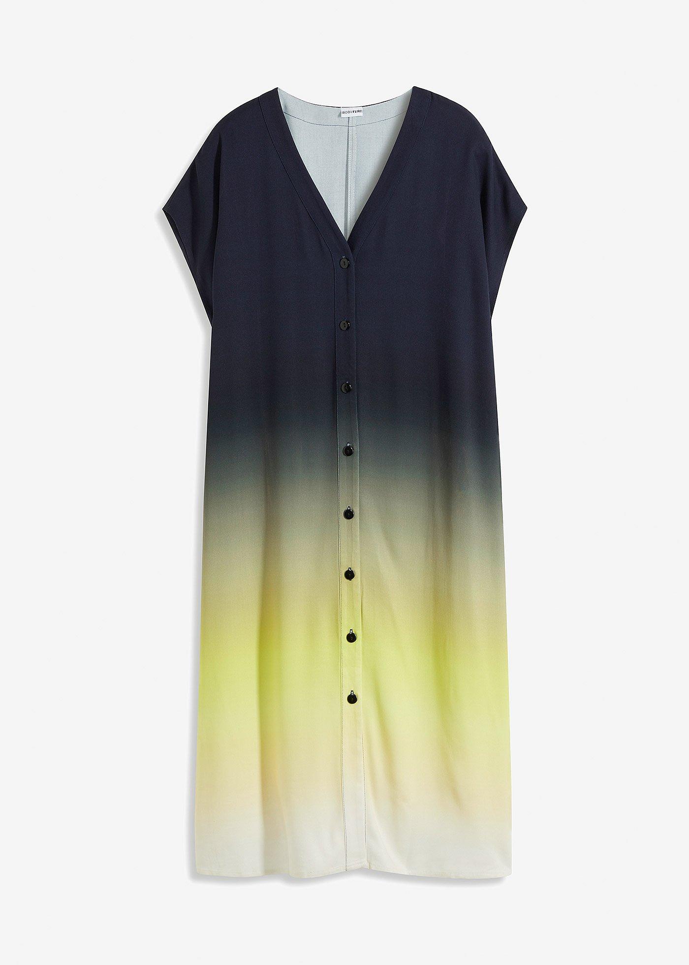 Kaftan-Kleid aus Viskose