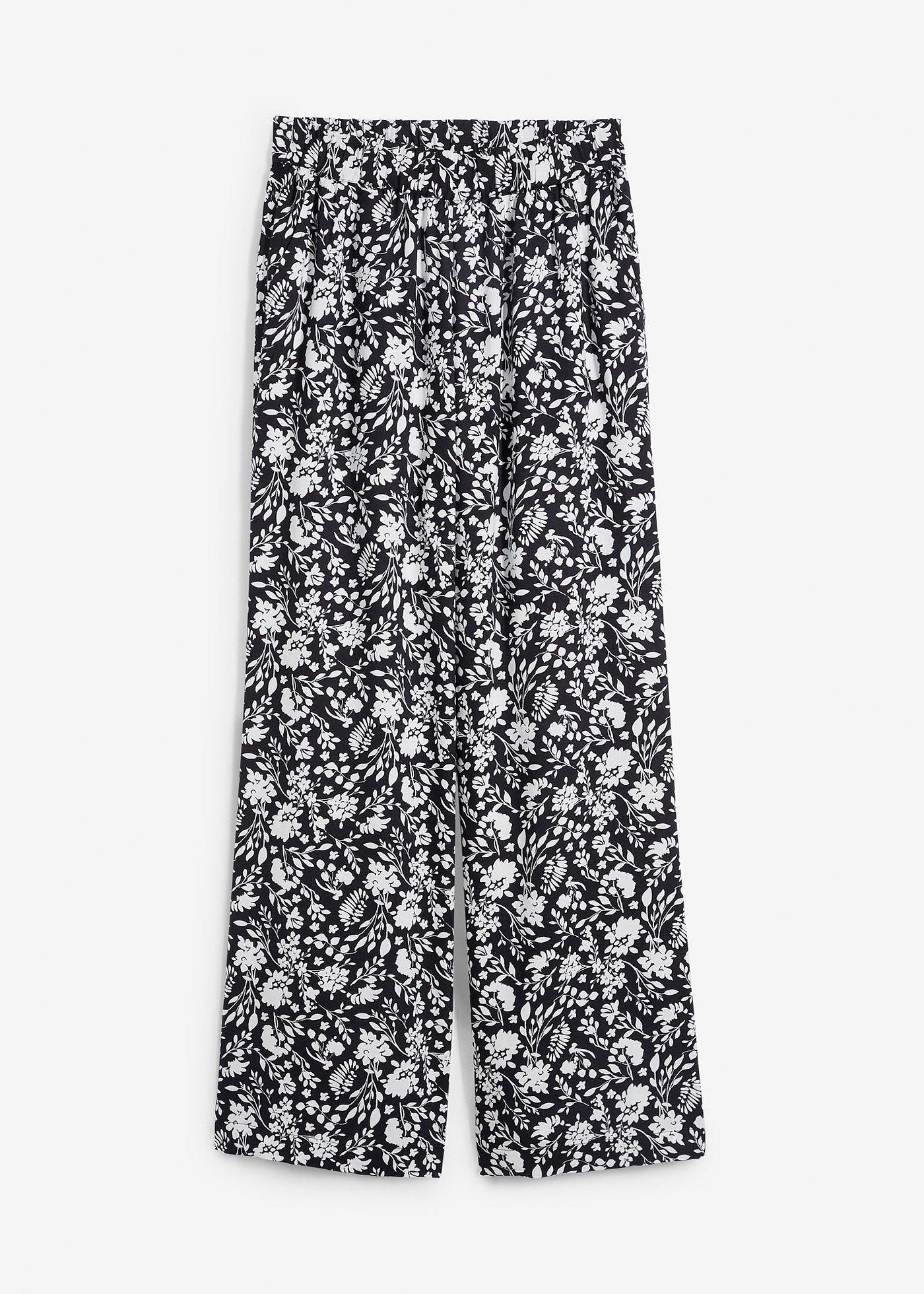 Weite Palazzo-Hose mit Bequembund