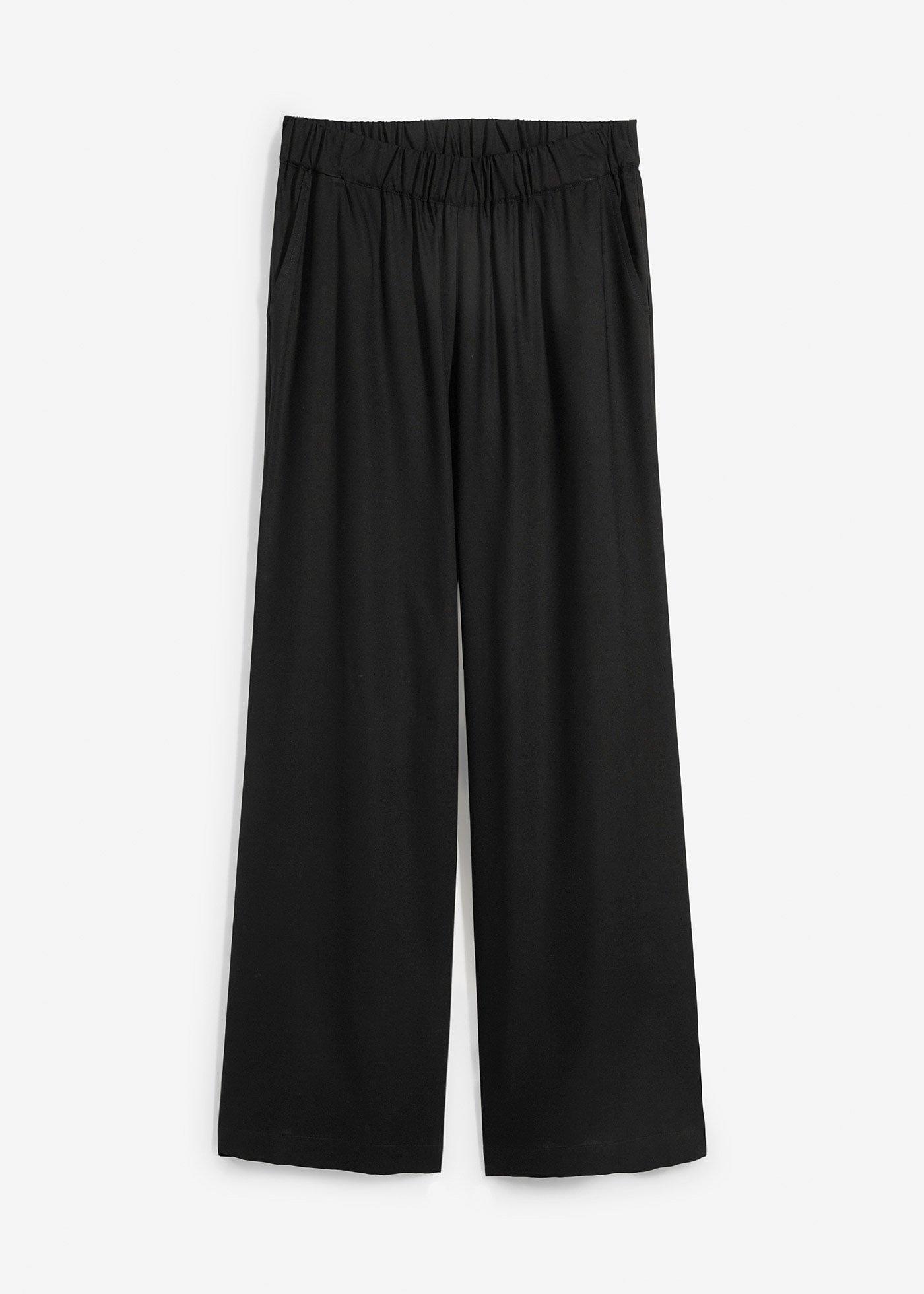Weite Palazzo-Hose mit Bequembund