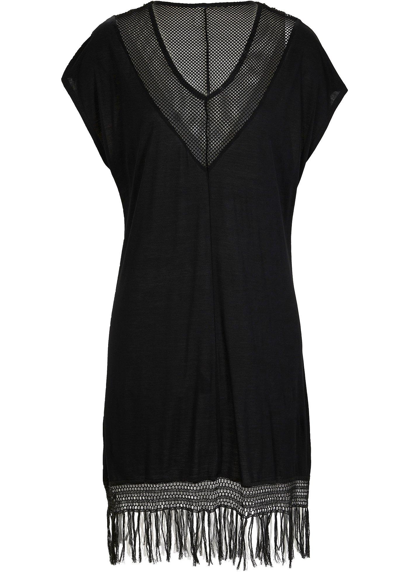 Transparentes Strandkleid aus Viskose