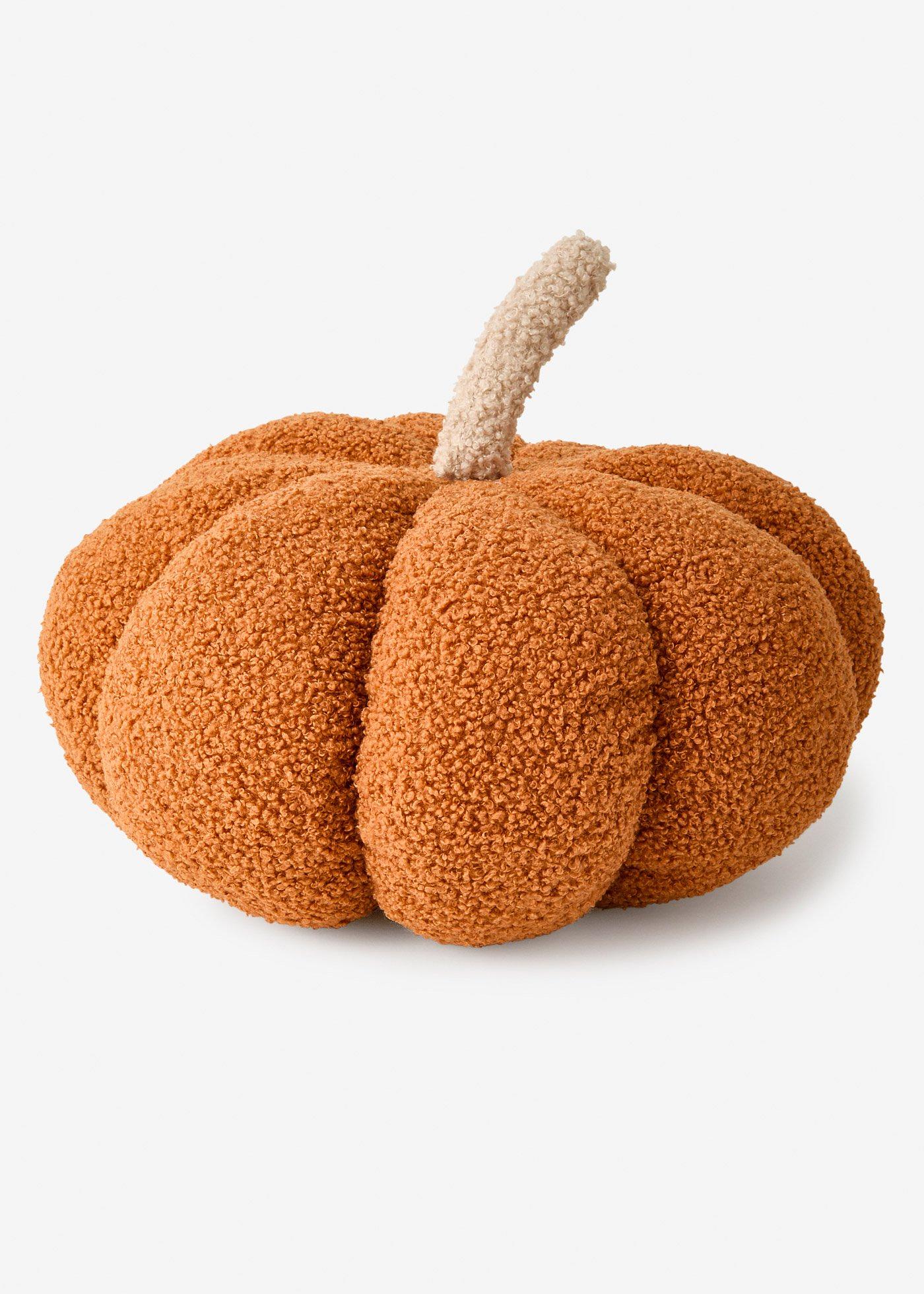 Kissen in Kürbisform