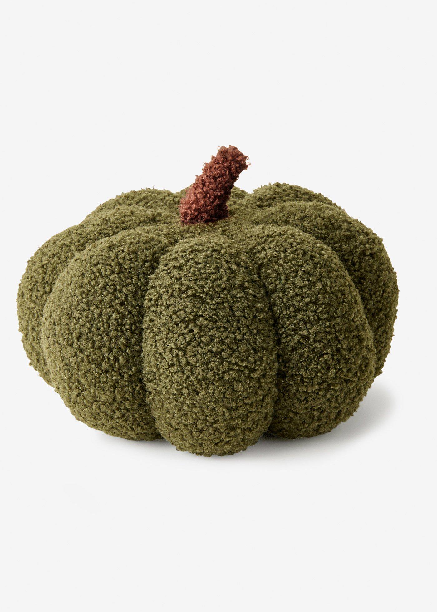 Kissen in Kürbisform