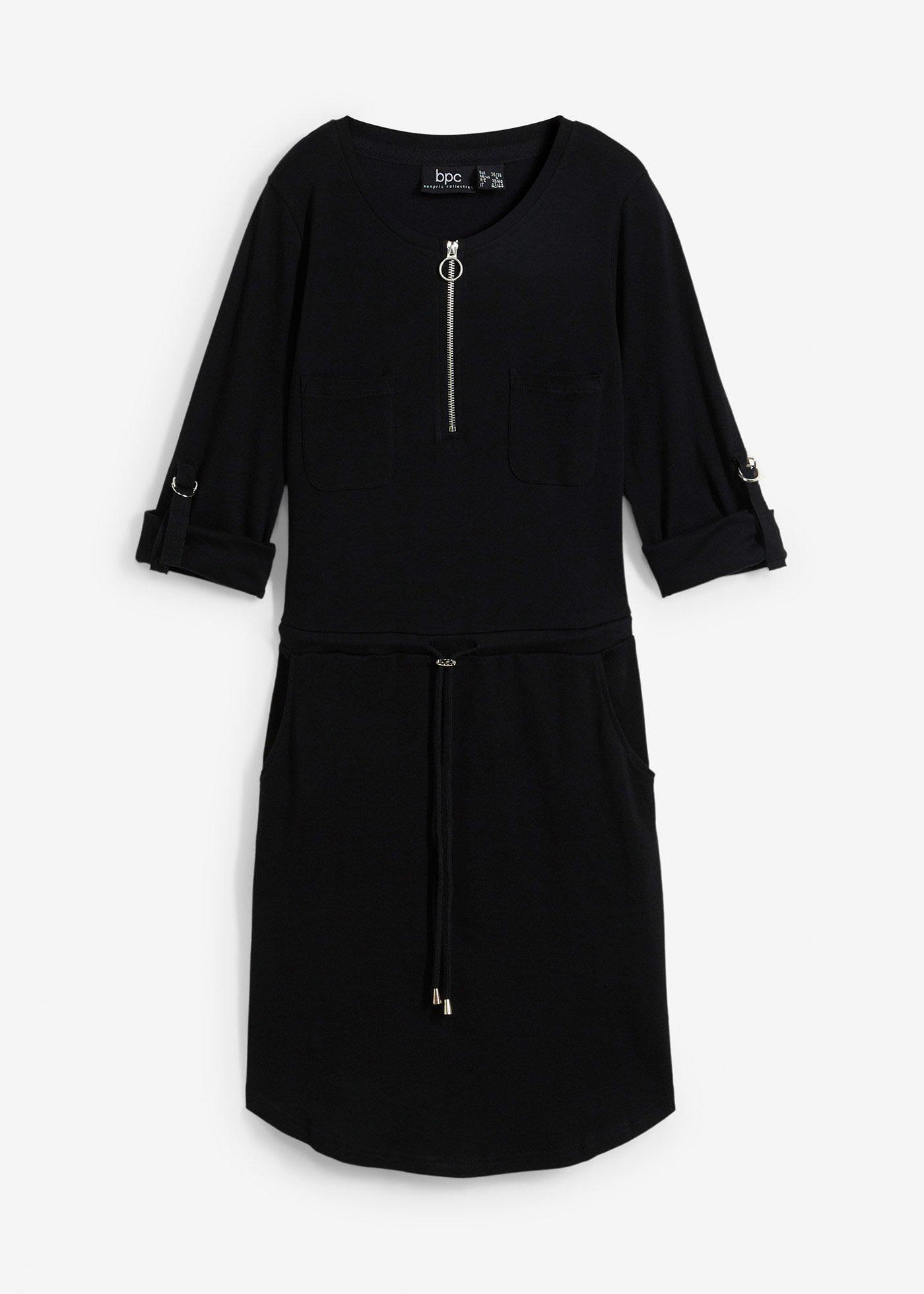 Shirtkleid aus schwerer Baumwolle