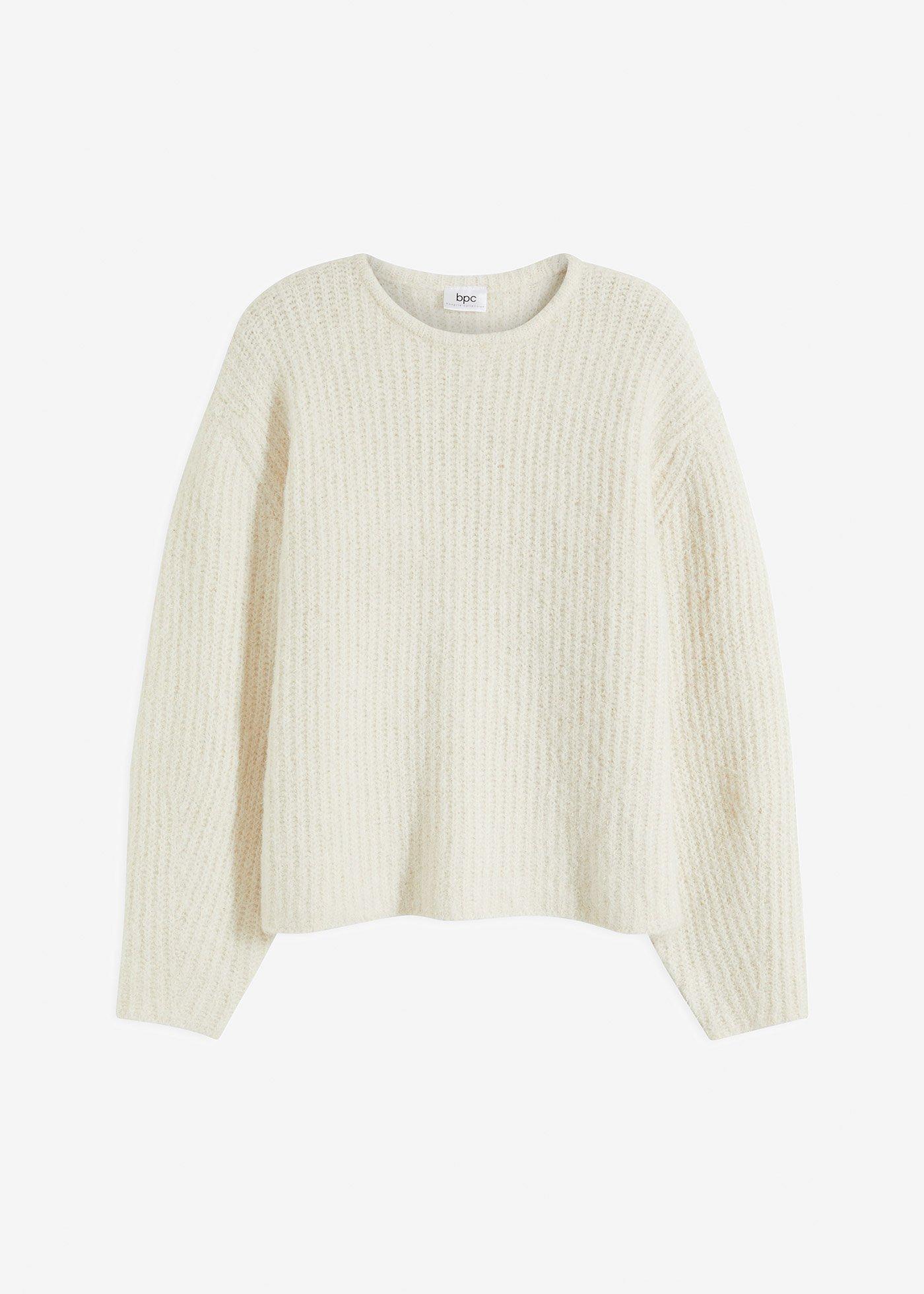 Pullover aus flauschigem Strick