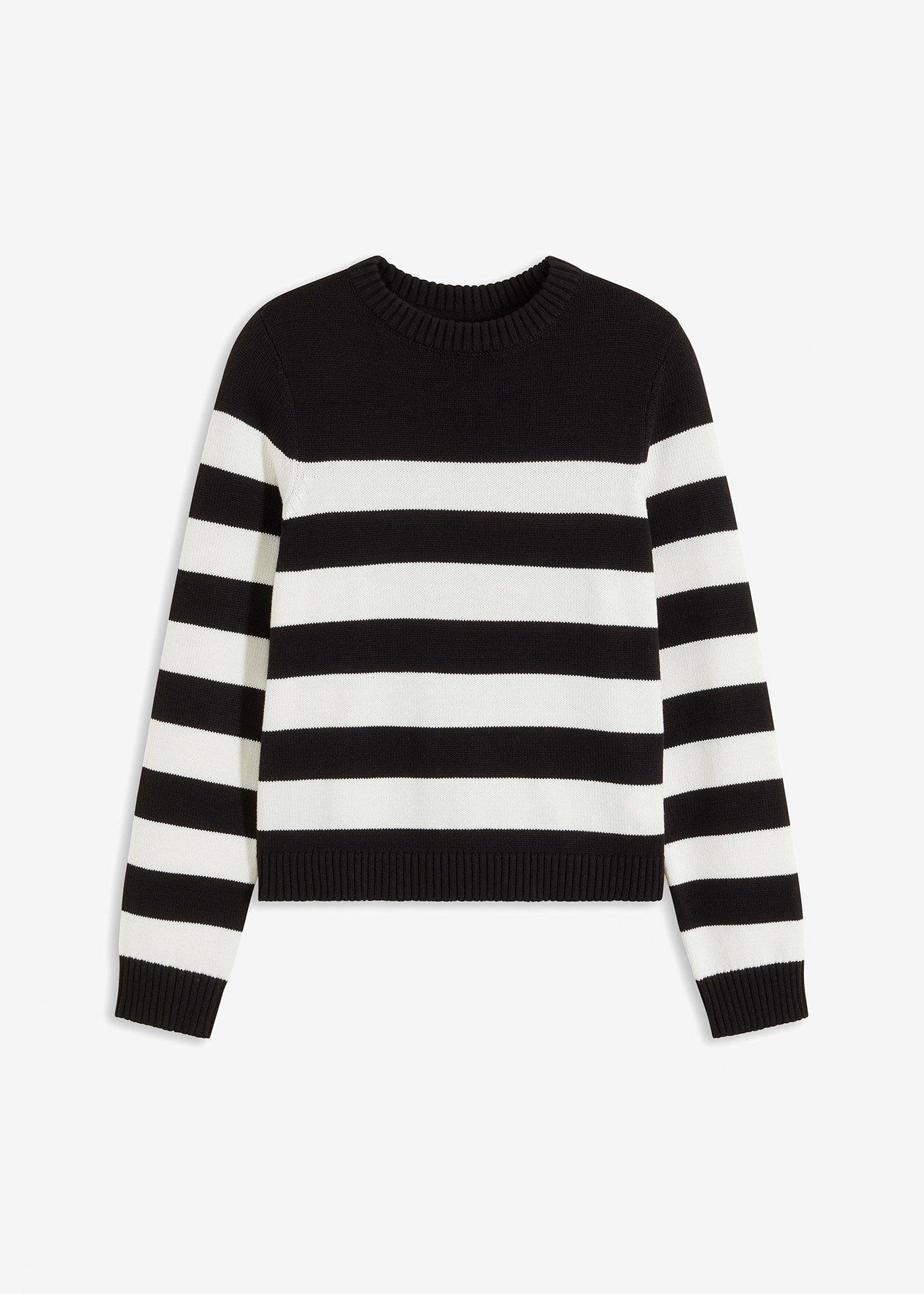 Gestreifter Pullover