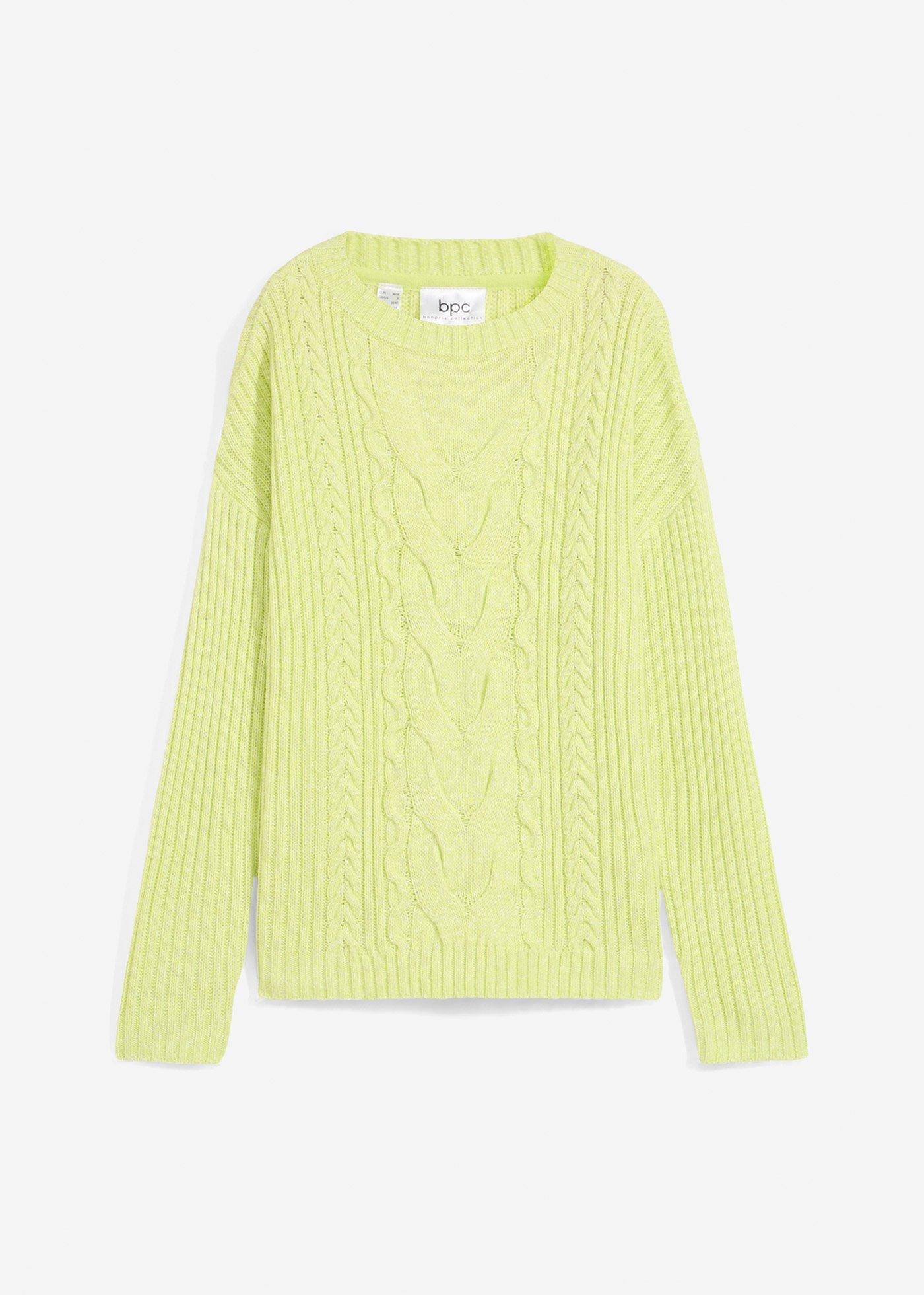 Pullover mit Zopfmuster