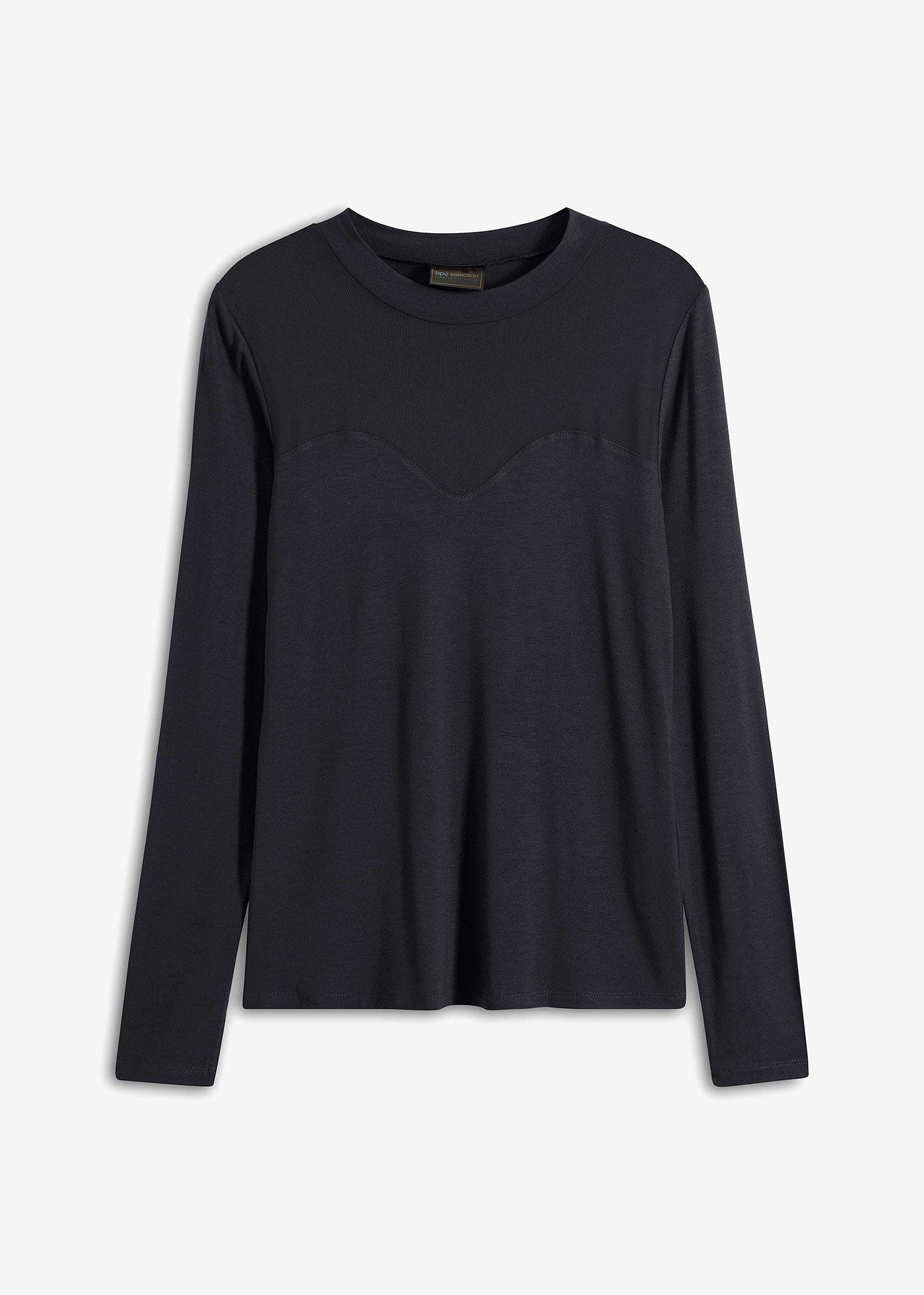 Langarmshirt mit Mesh