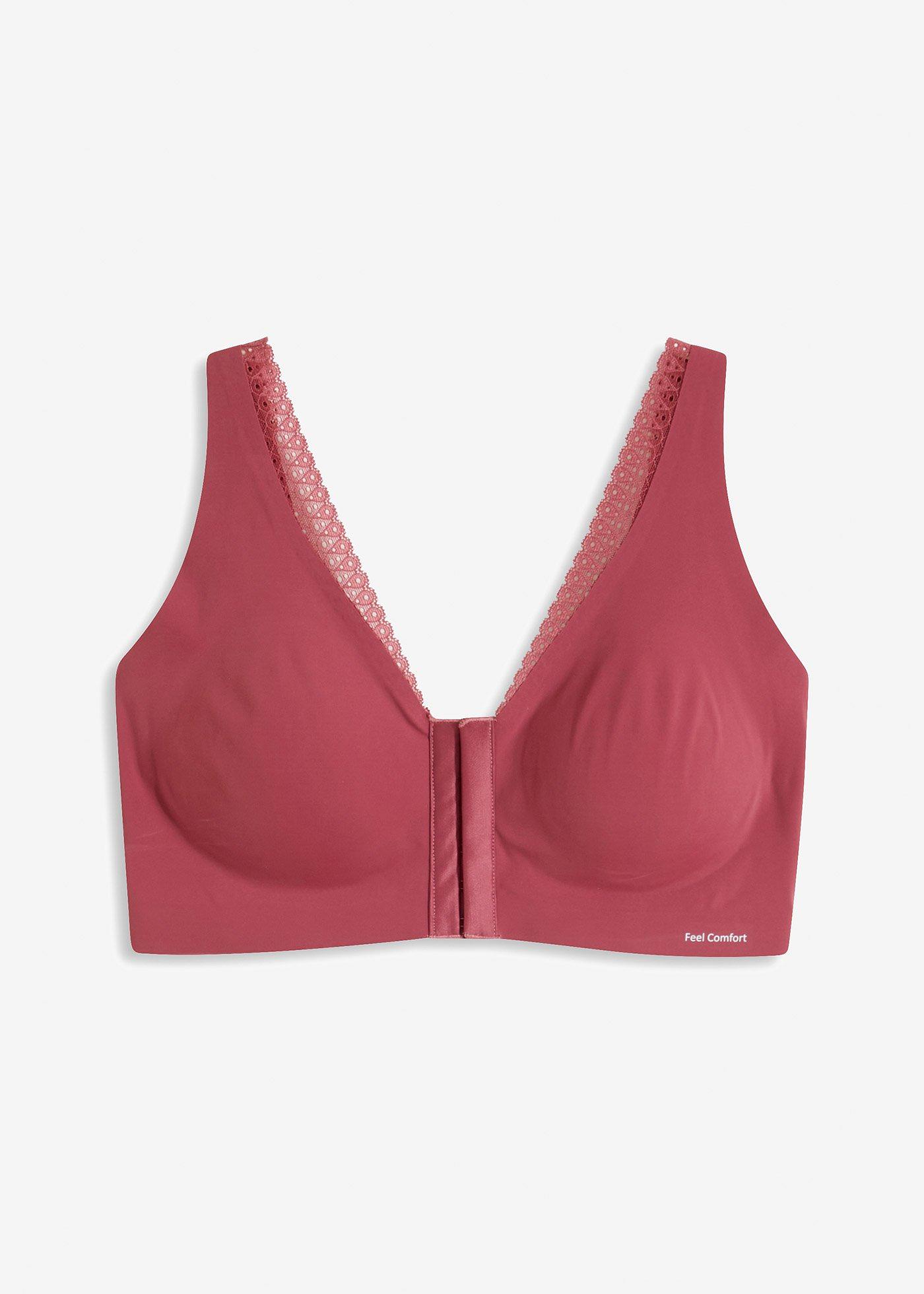 Wattierter Feel Comfort Lasercut-BH ohne Bügel mit Vorderverschluss