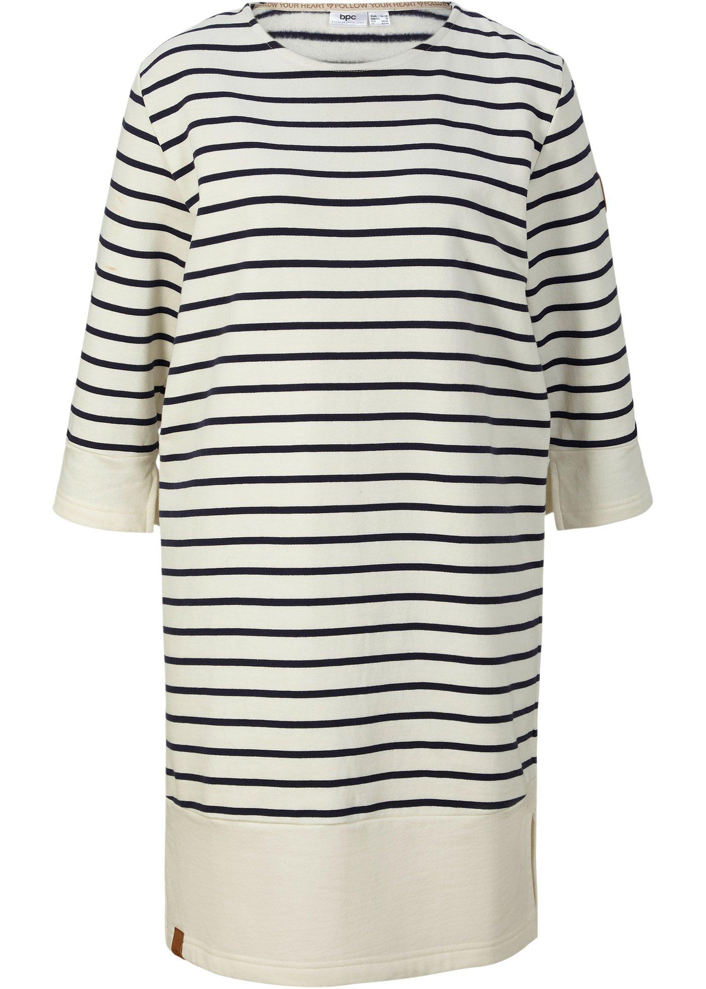 Sweatkleid aus reiner Baumwolle