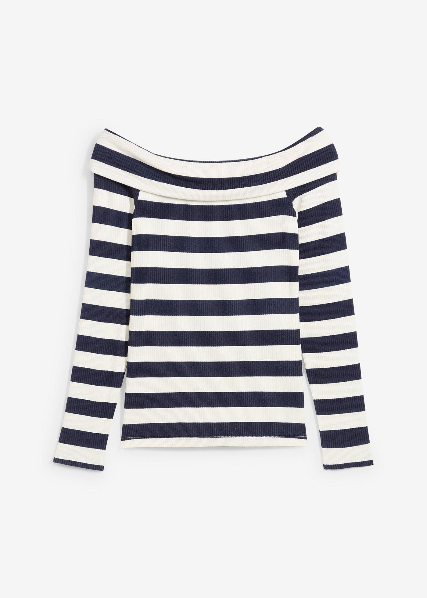 Carmenshirt aus softer Viscose