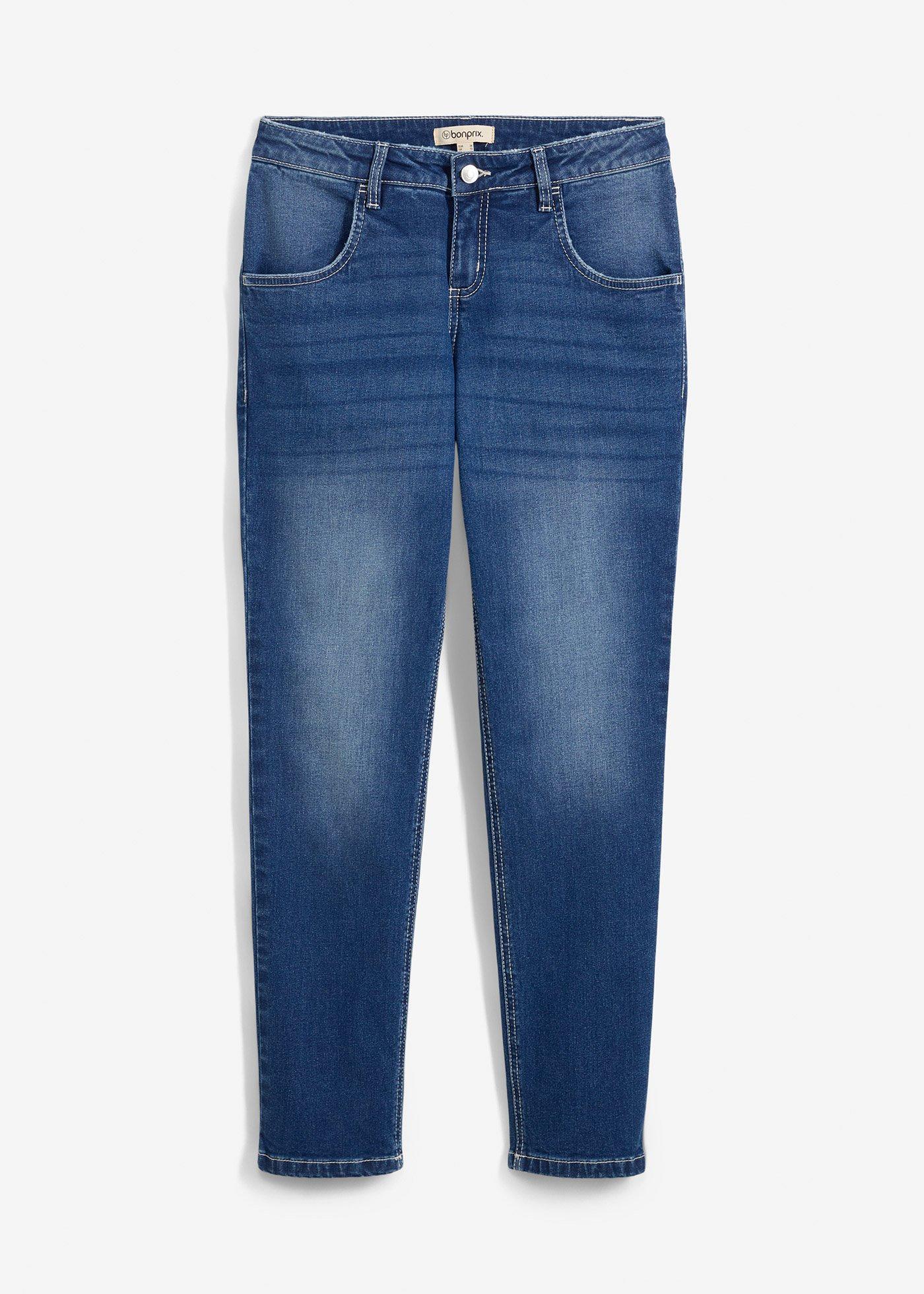Boyfriend Jeans Mid Waist, cropped