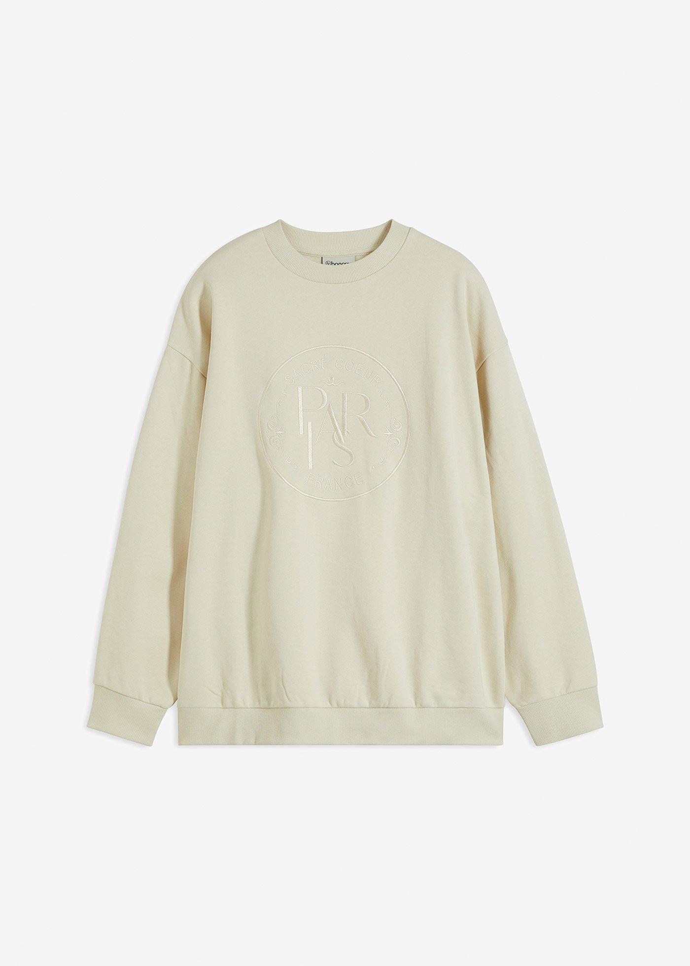 Sweatshirt mit Stickerei