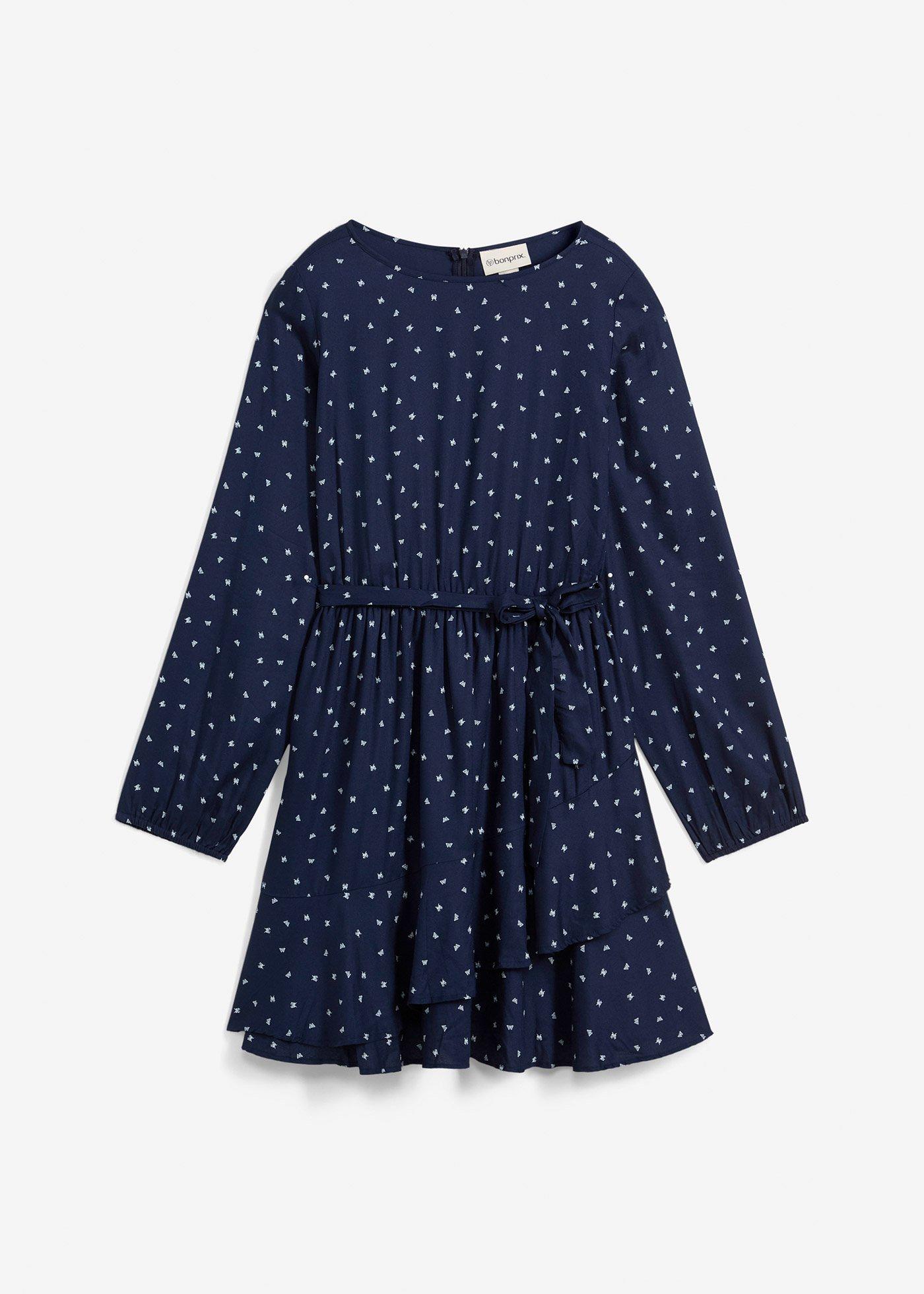 Kleid aus fließender Viskose