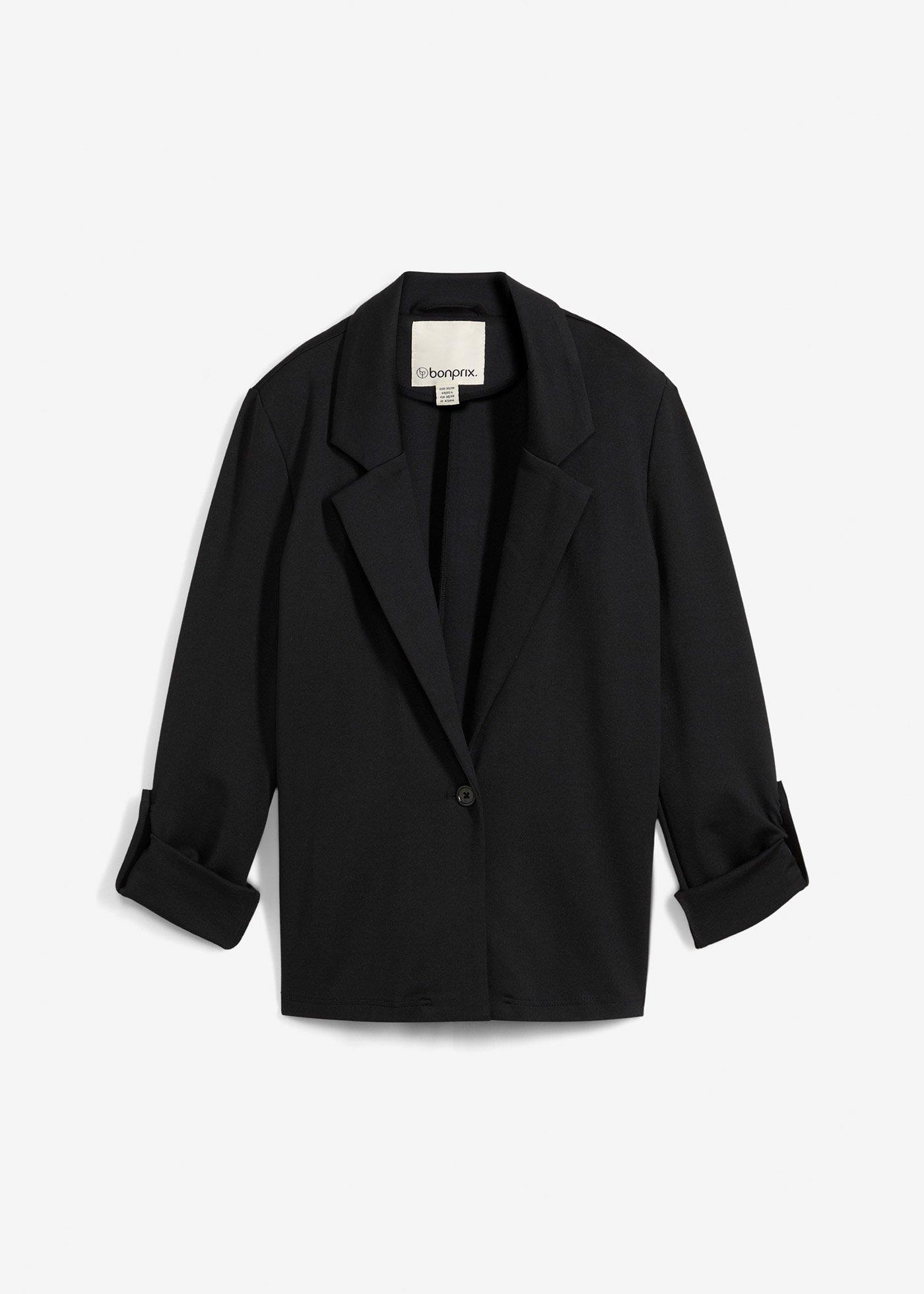 Sweatblazer aus Viskose-Mix