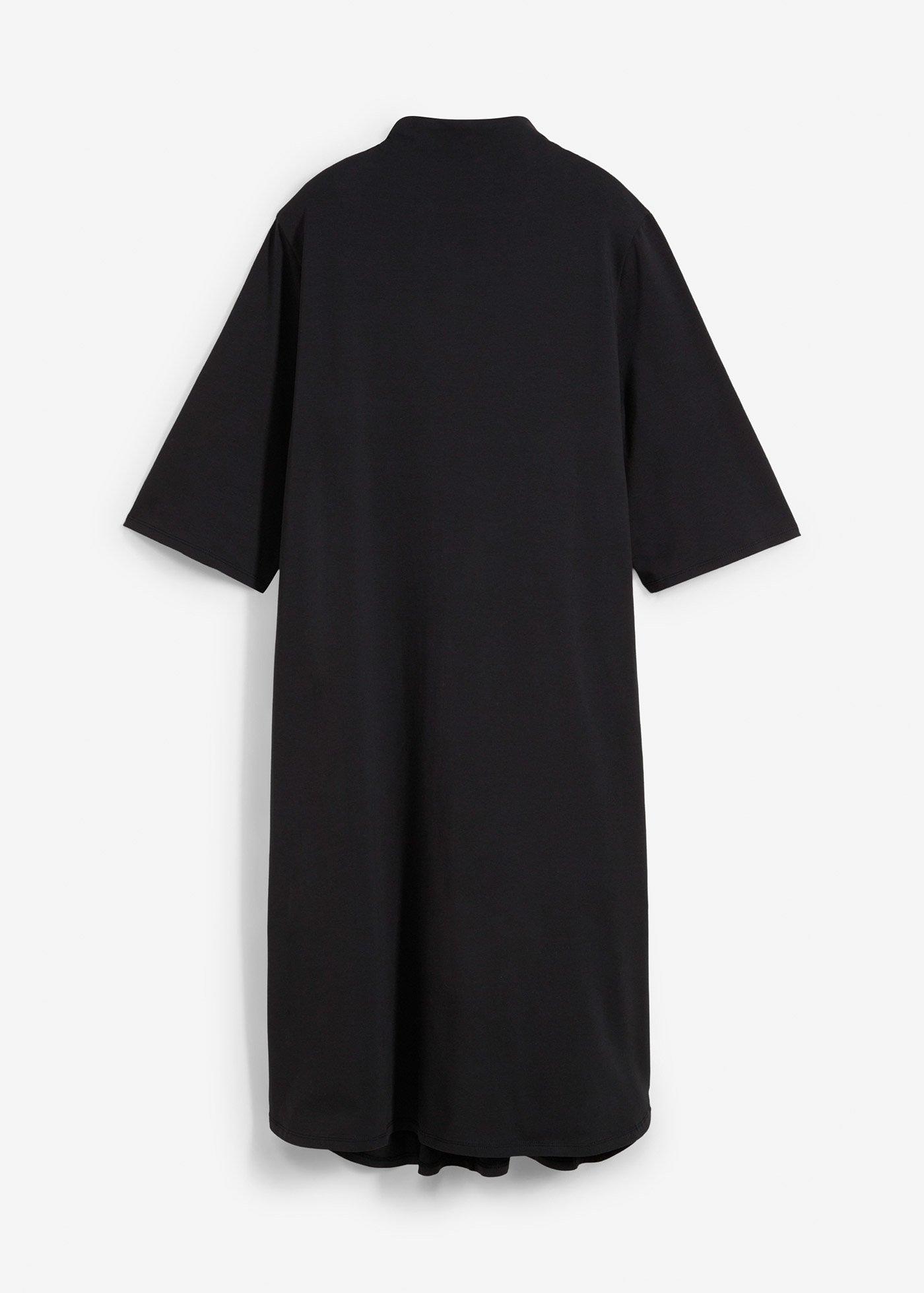 Shirtkleid aus elastischem Bio-Baumwoll-Mix