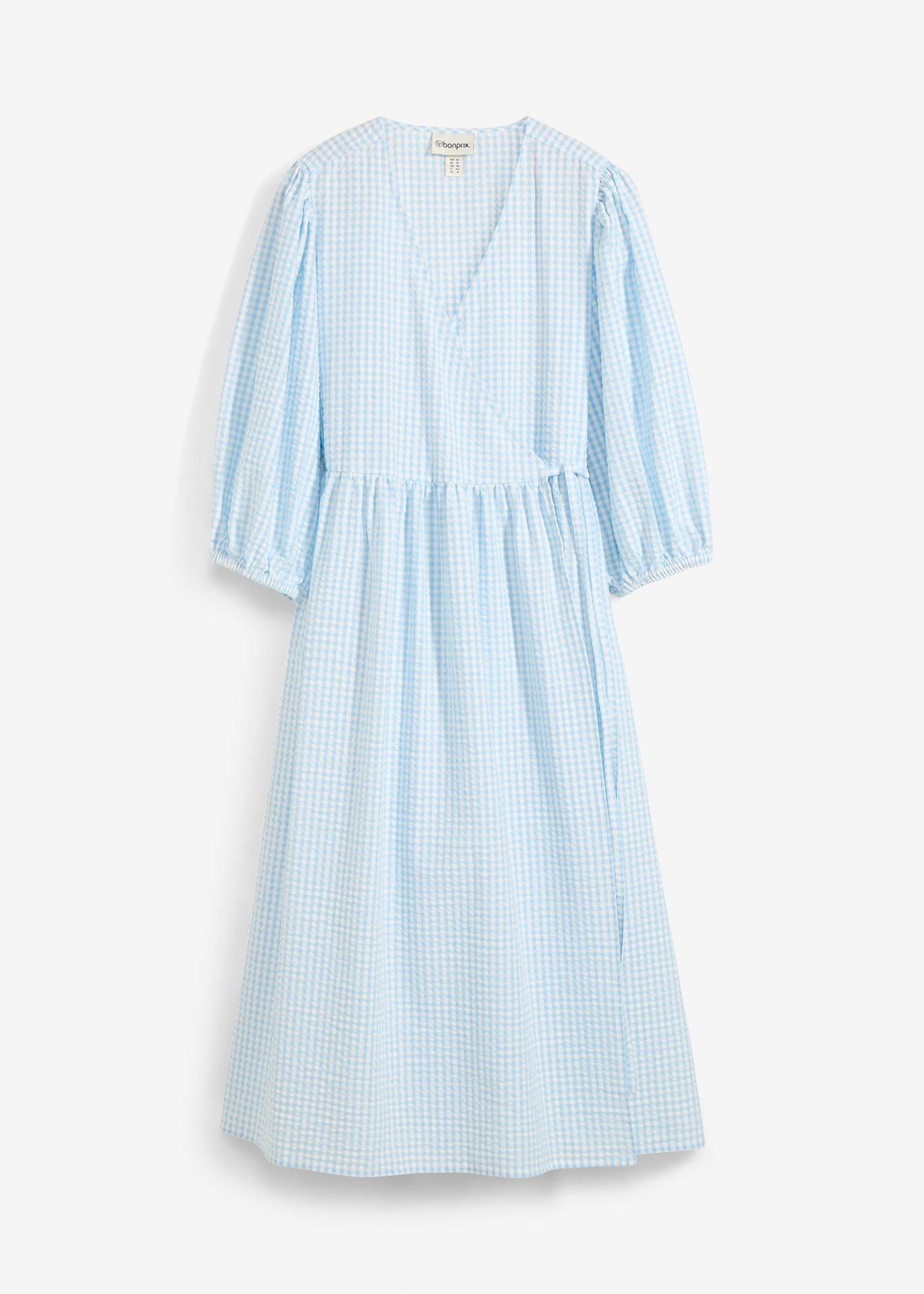 Wickelkleid  aus Strukturmaterial