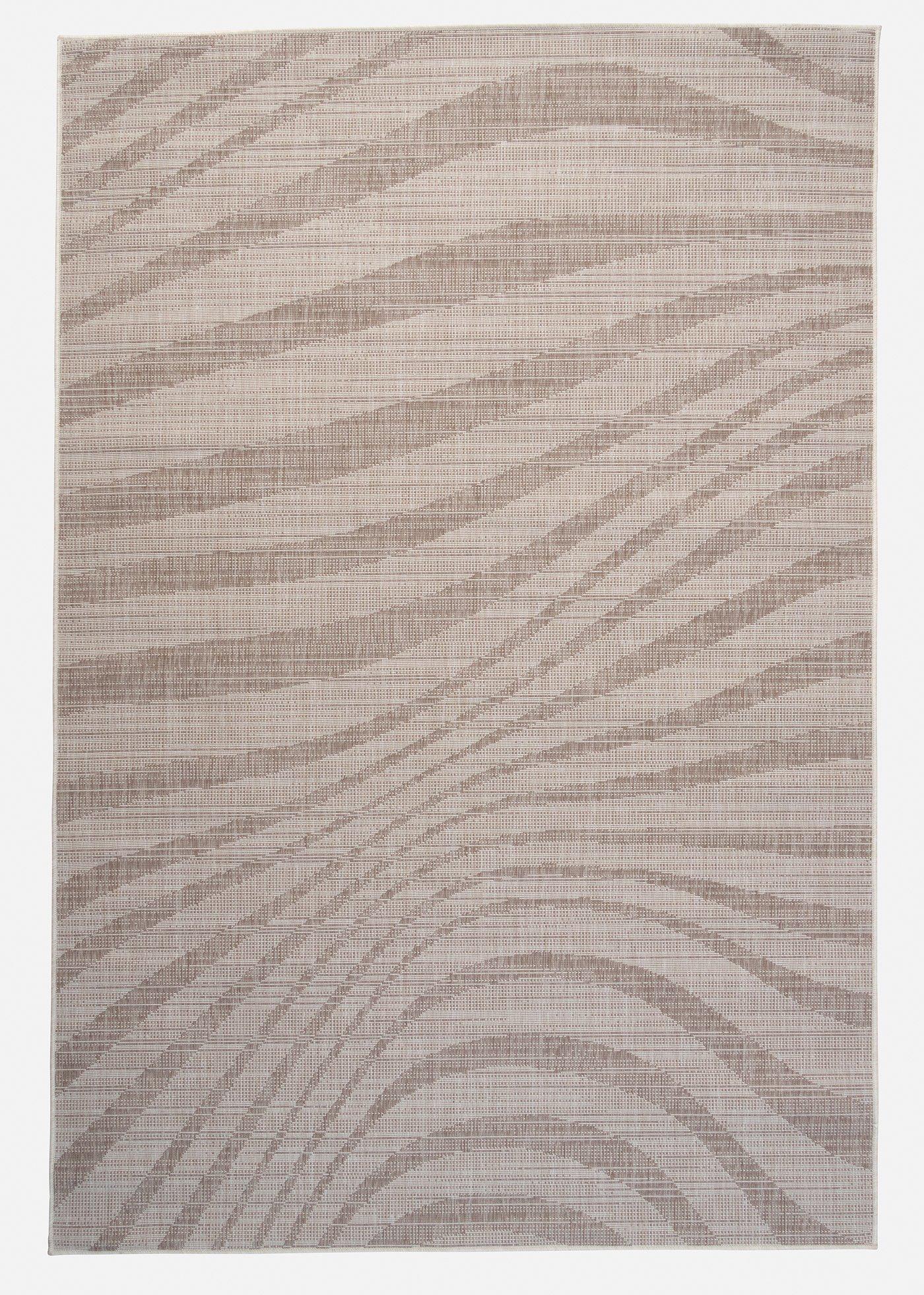 In-und Outdoor Teppich mit Zebra Musterung