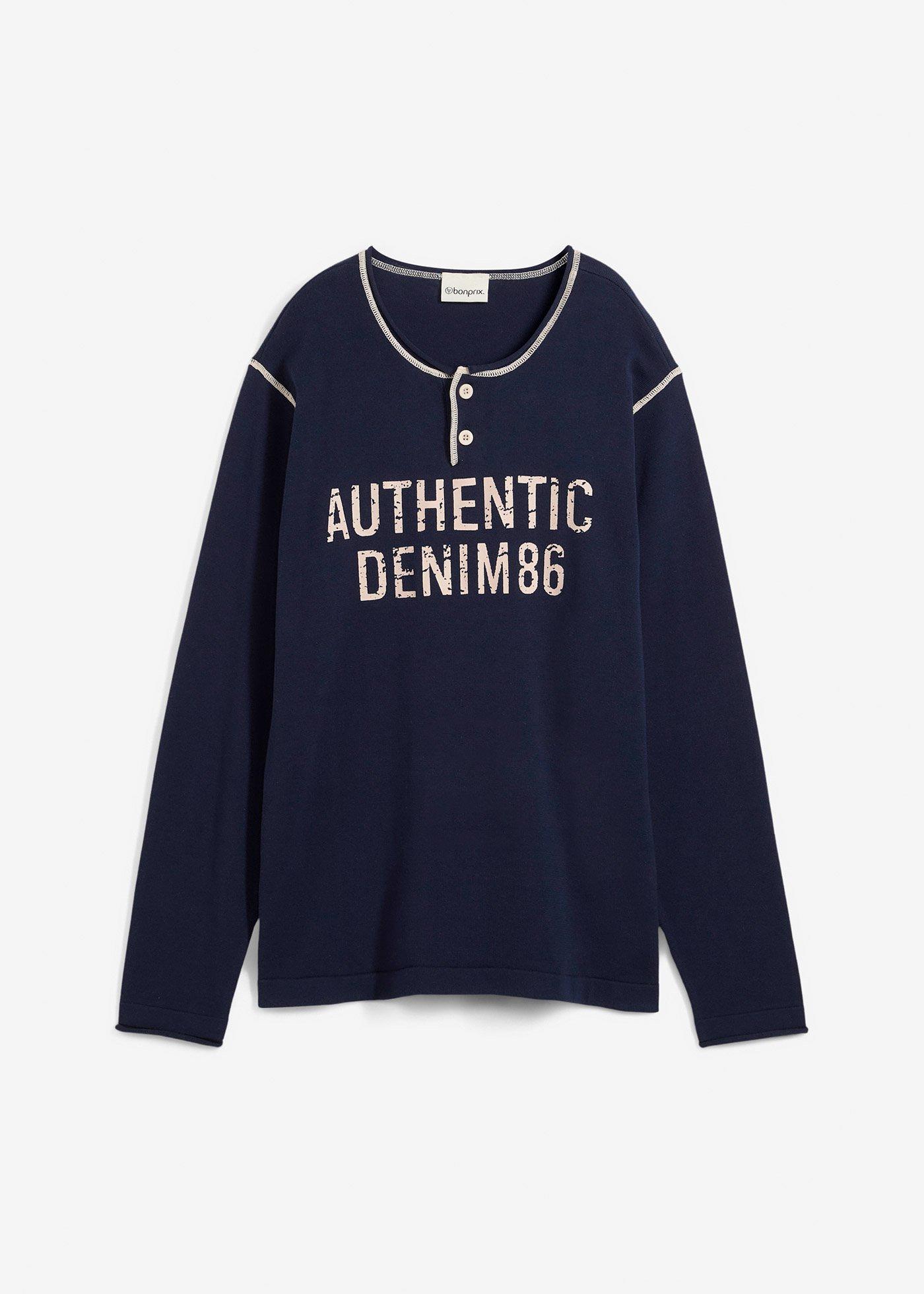 Feinstrick-Pullover aus reiner Baumwolle