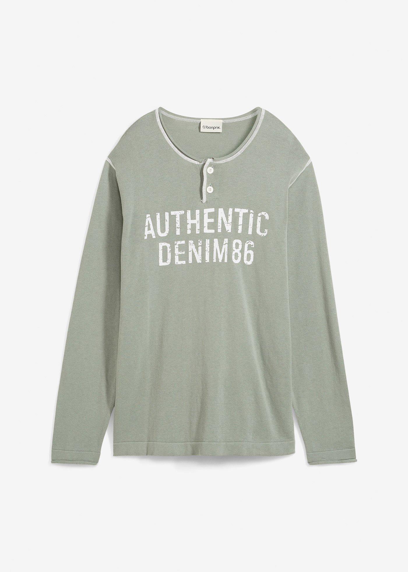 Feinstrick-Pullover aus reiner Baumwolle