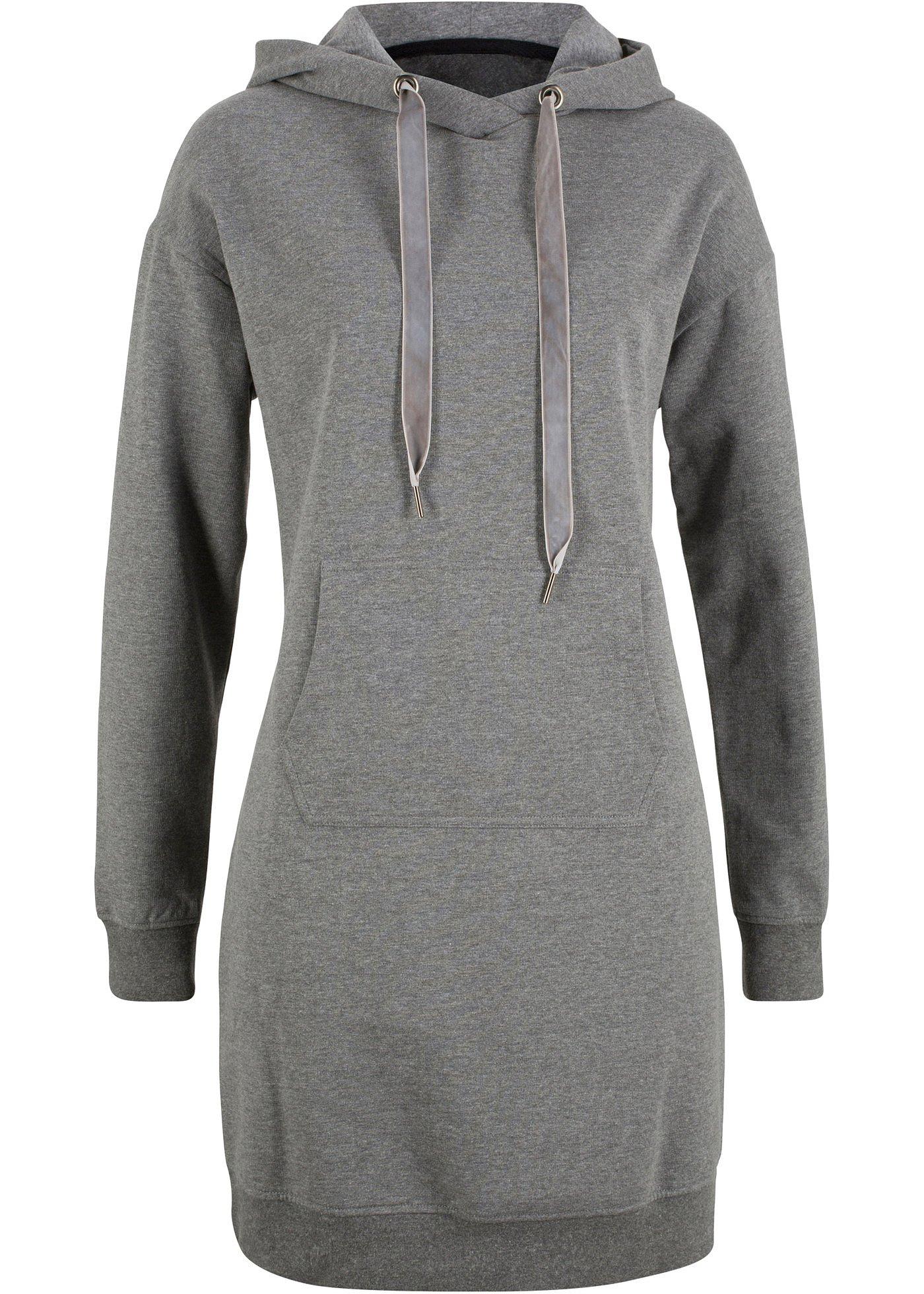 Sweatkleid aus reiner Baumwolle