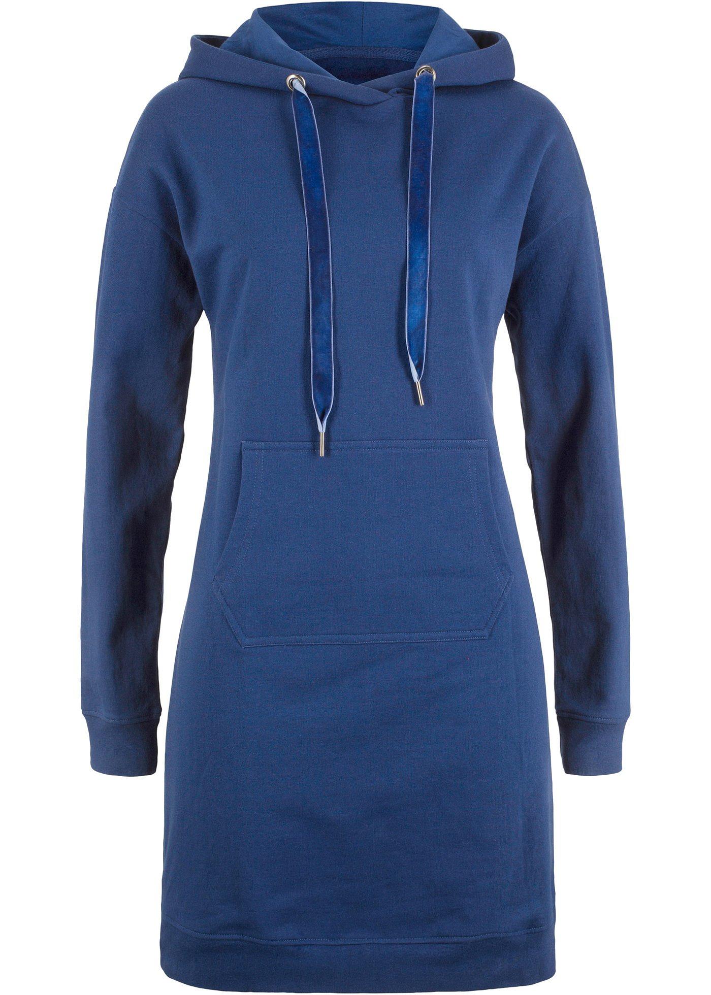 Sweatkleid aus reiner Baumwolle