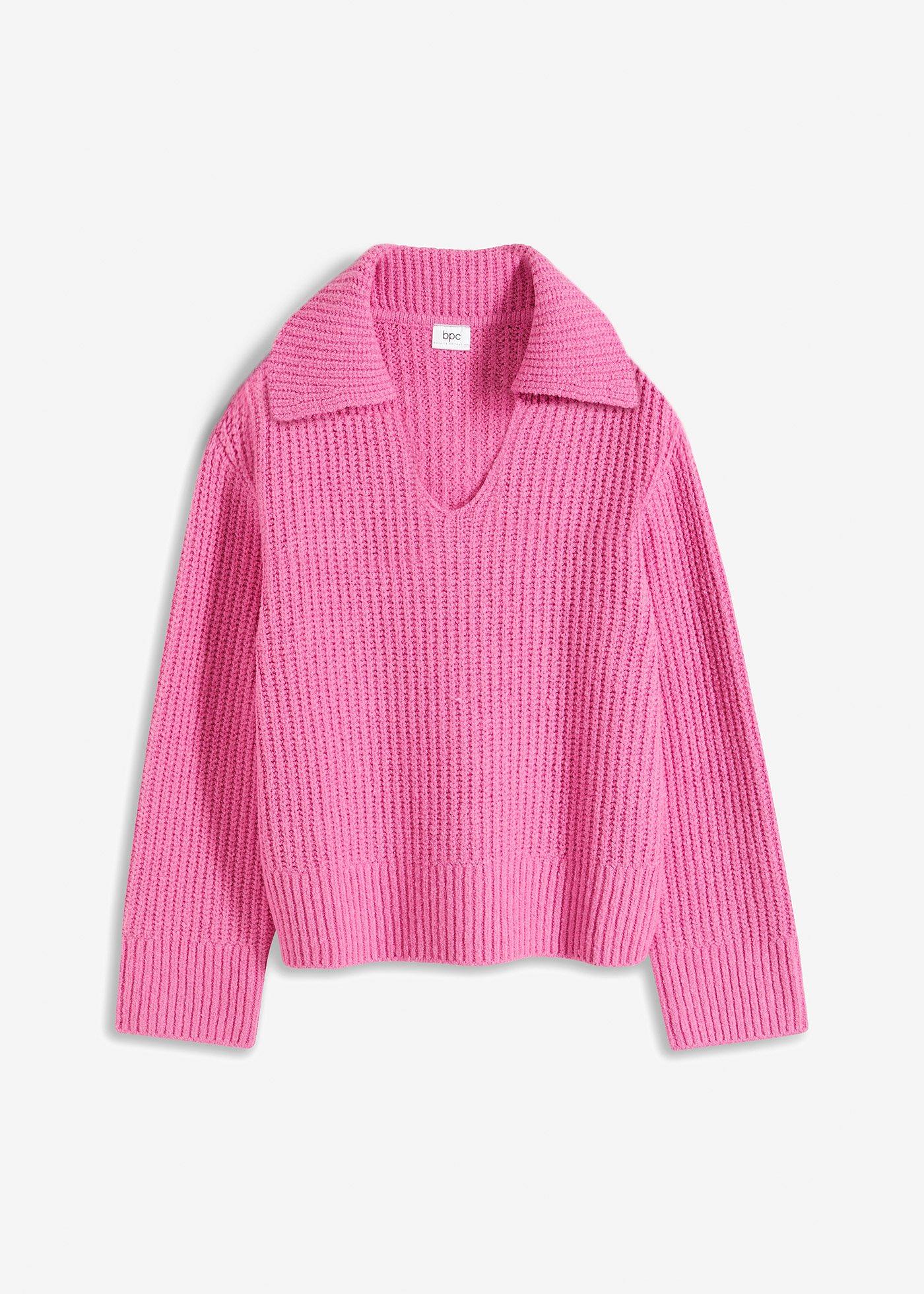 Gerippter Pullover