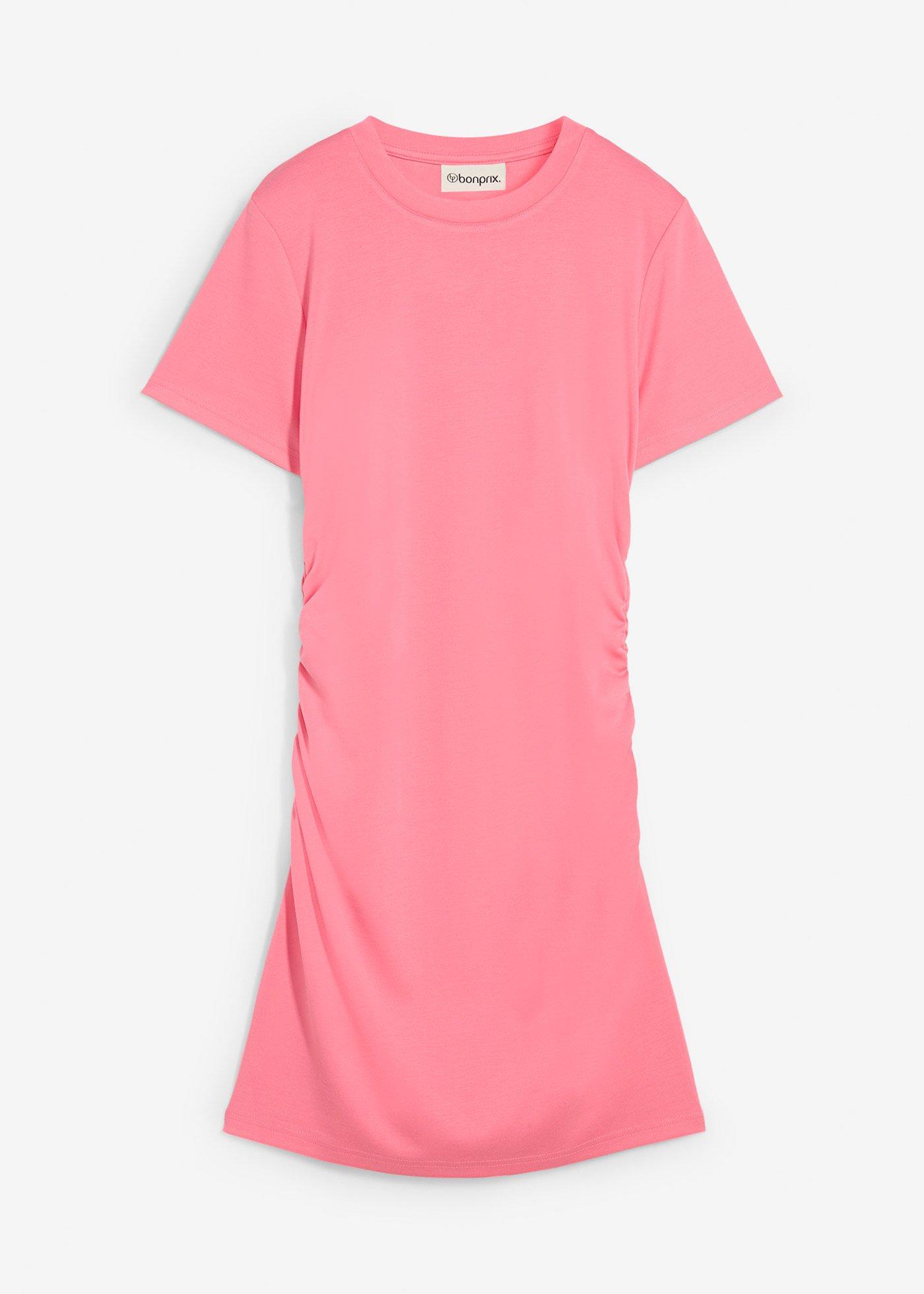 Shirtkleid mit Raffung