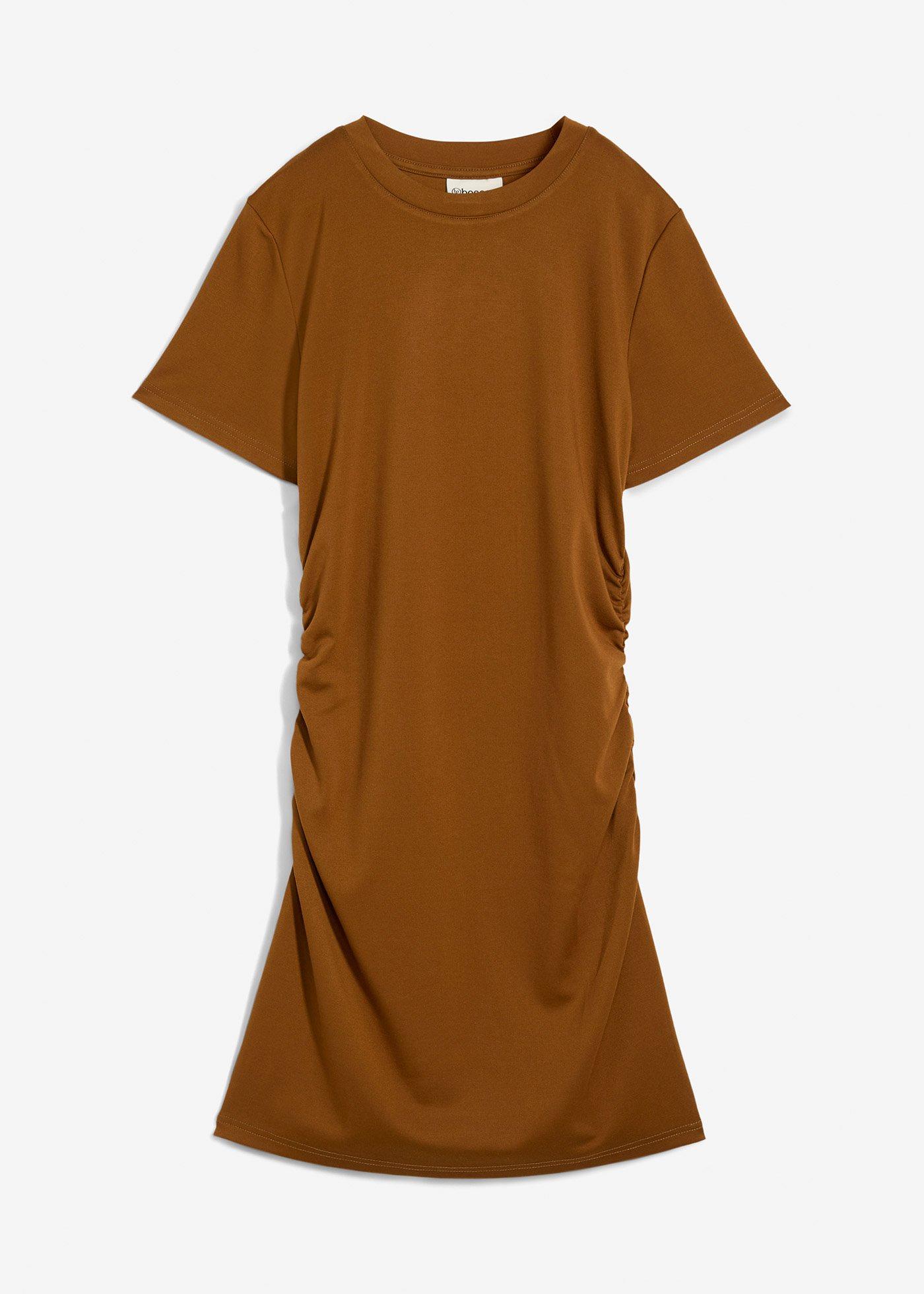 Shirtkleid mit Raffung