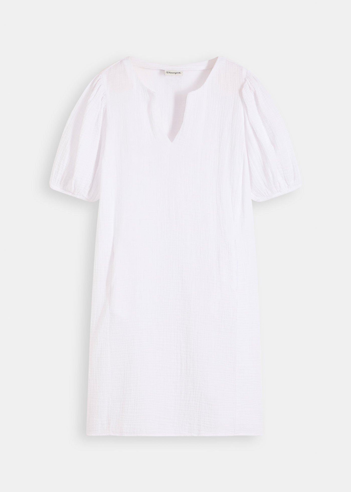 Kurzes Kleid aus Musselin