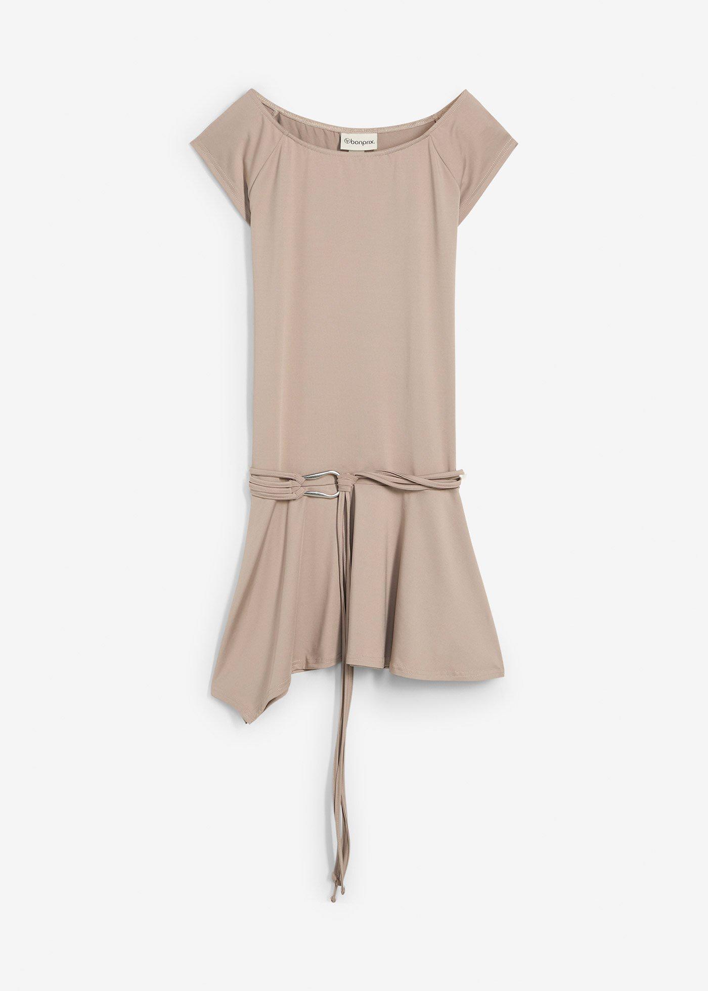 Shirtkleid mit Gürteldetail