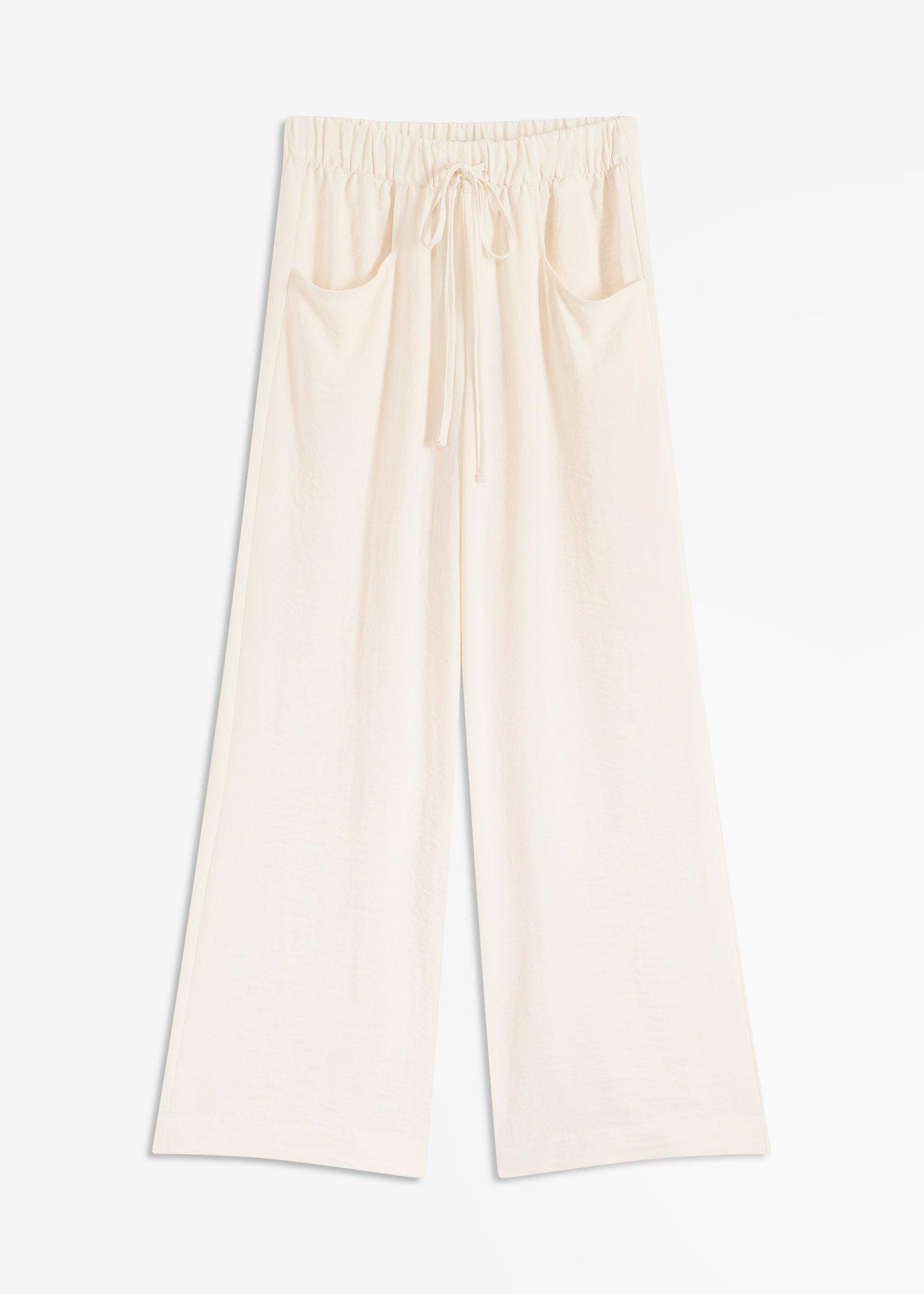 Marlenehose aus leichtem Crêpe