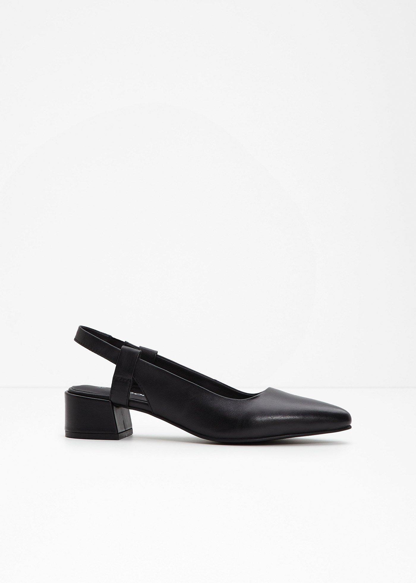 Sling Pumps aus Leder