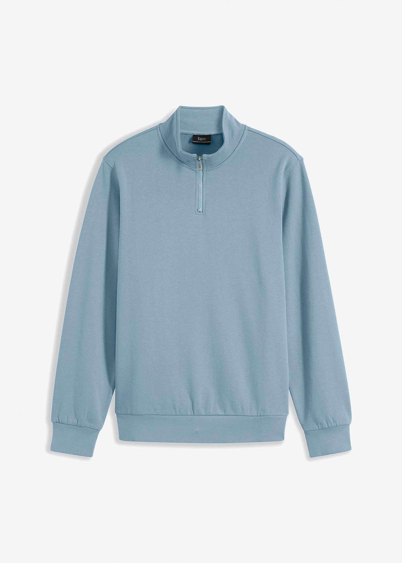 Sweatshirt mit Troyerkragen