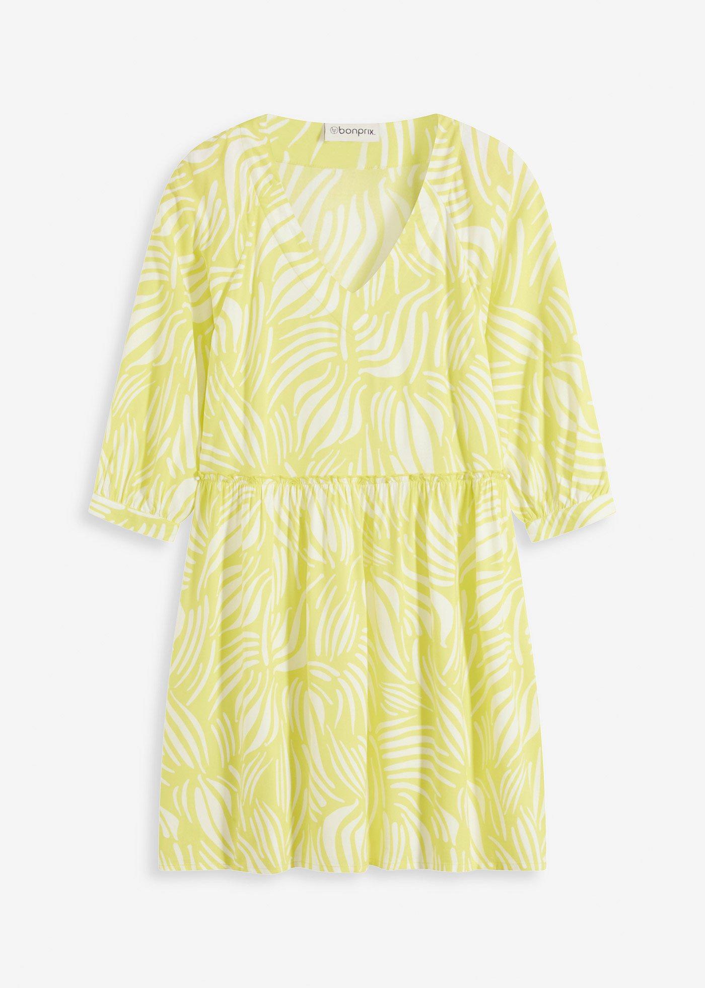 Tunika-Kleid aus fließender Viskose