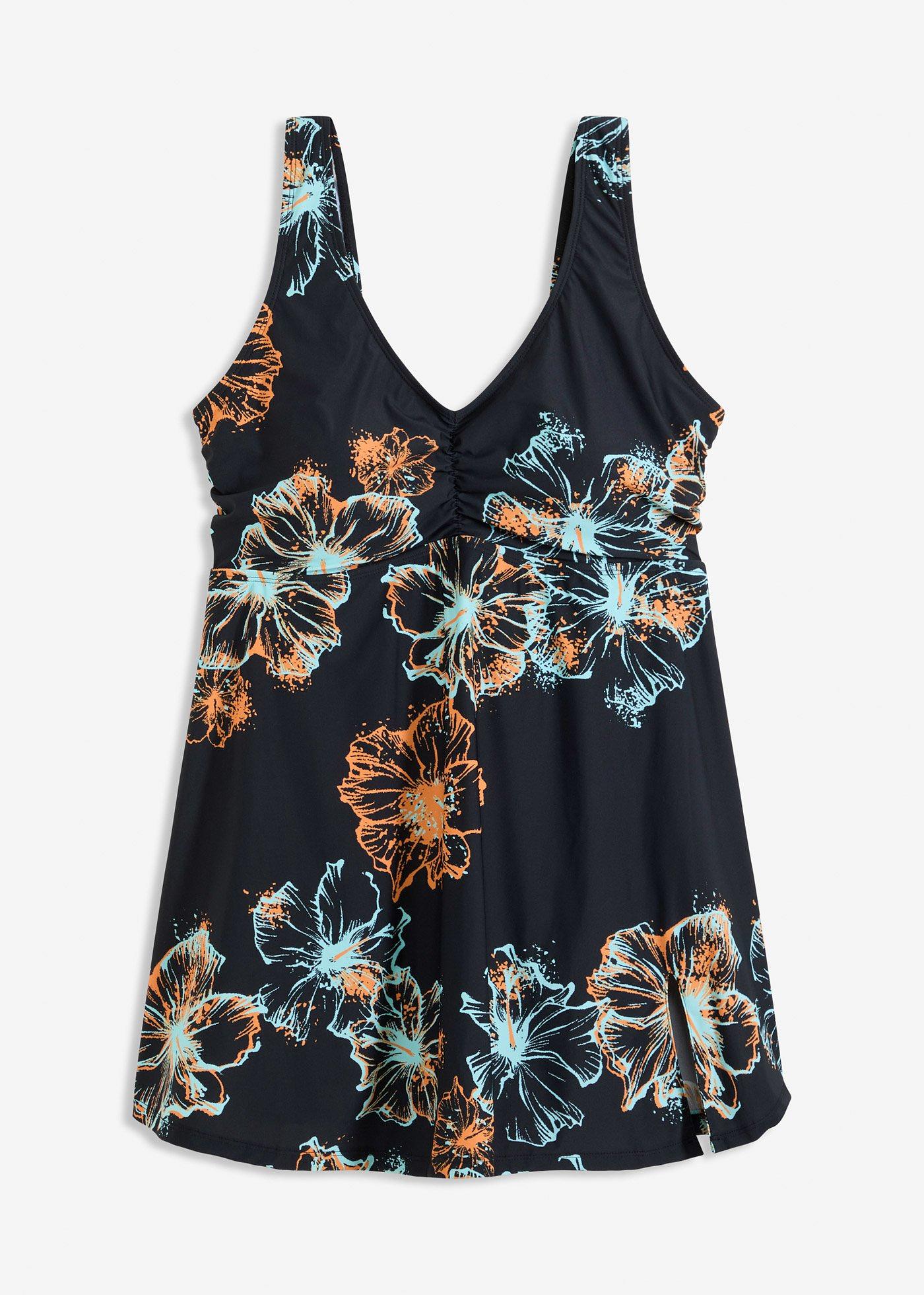 Medium Shape-Badekleid mit V-Ausschnitt