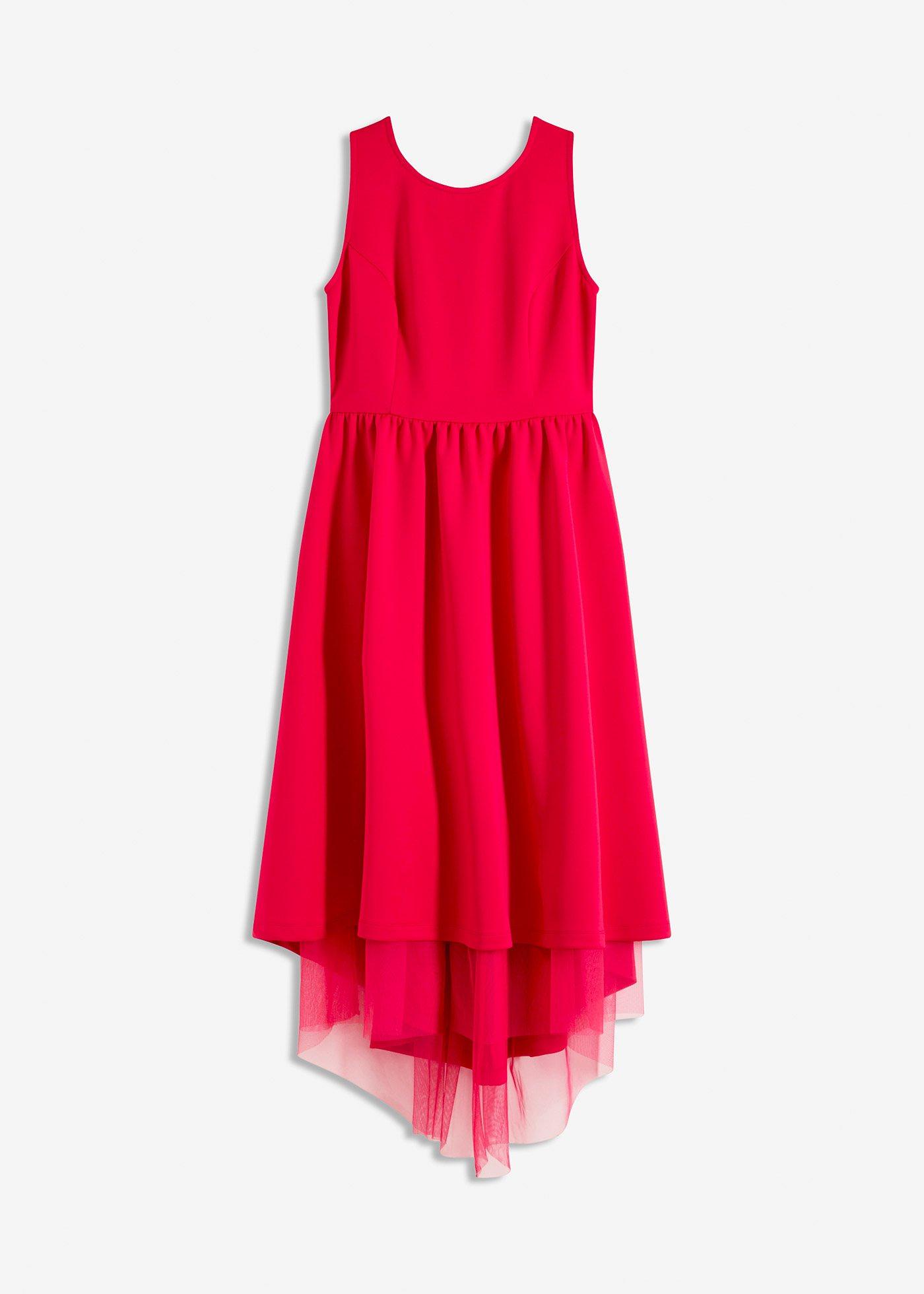 Vokuhila-Kleid mit Tüll-Unterrock