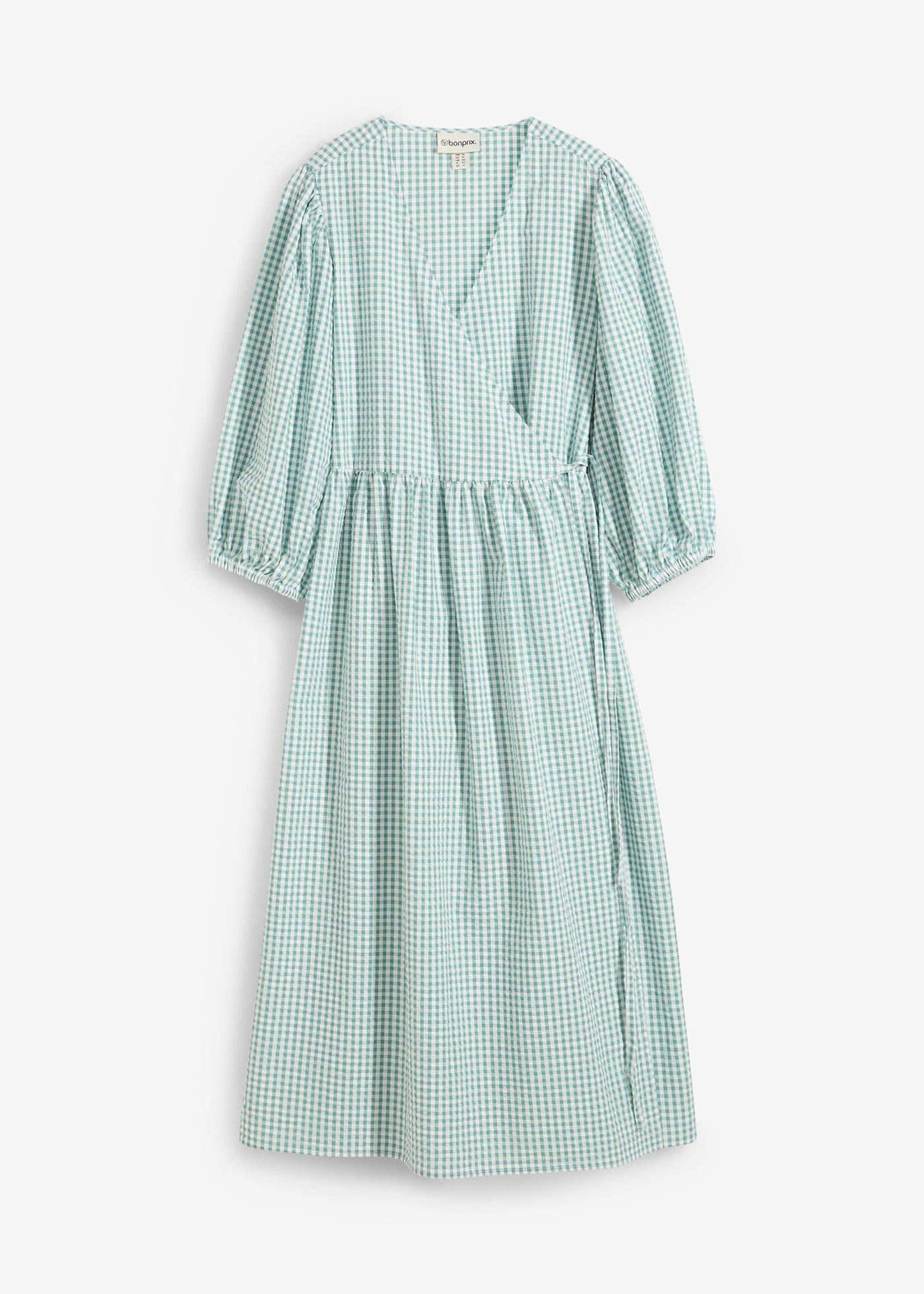 Wickelkleid  aus Strukturmaterial