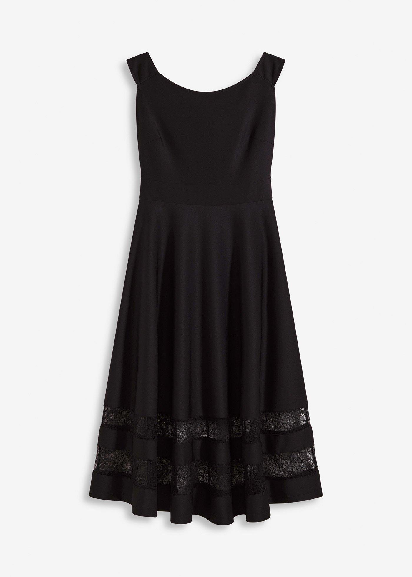 Carmen-Kleid mit Spitze